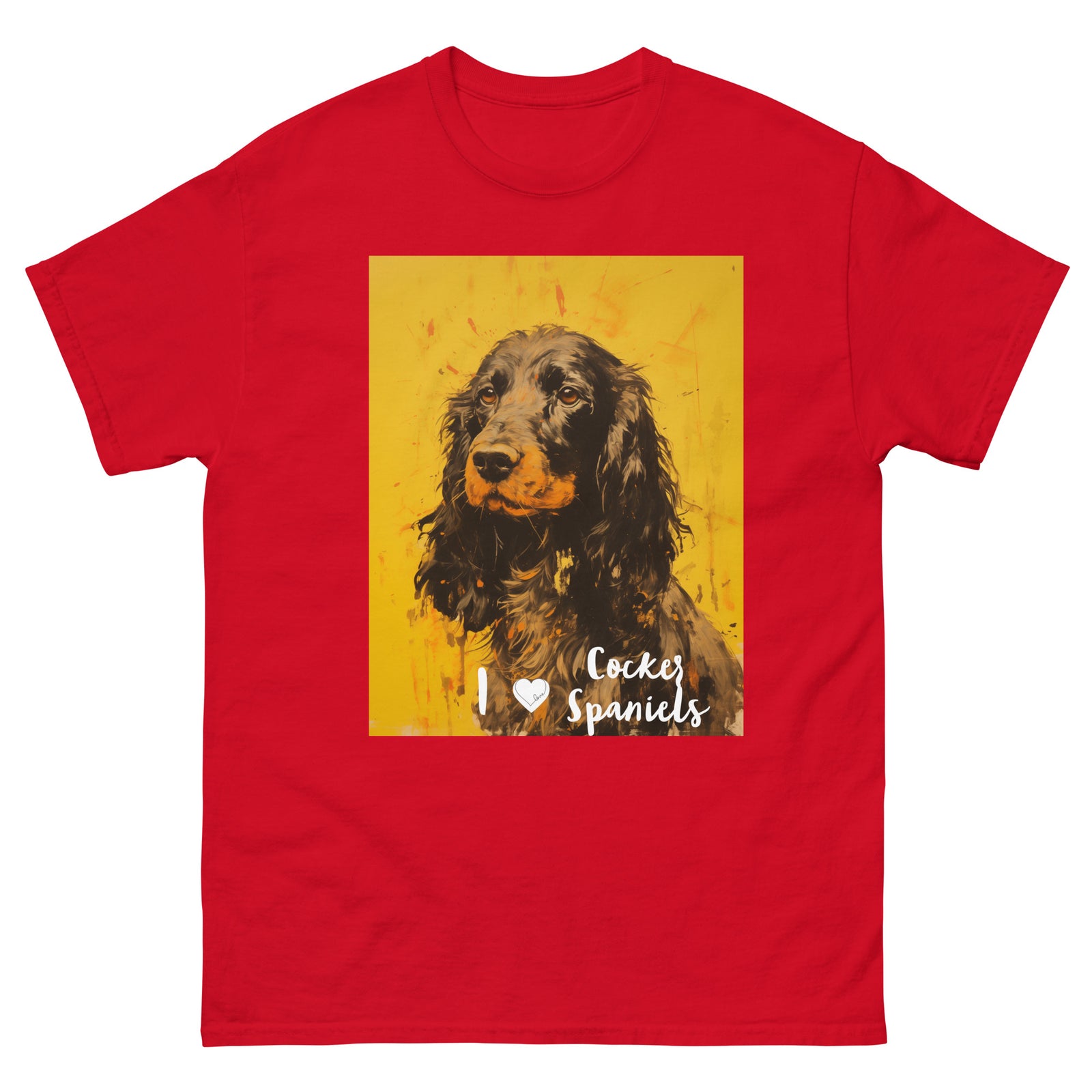 Men's classic tee - I ❤ DOGS - English Springer Spaniel