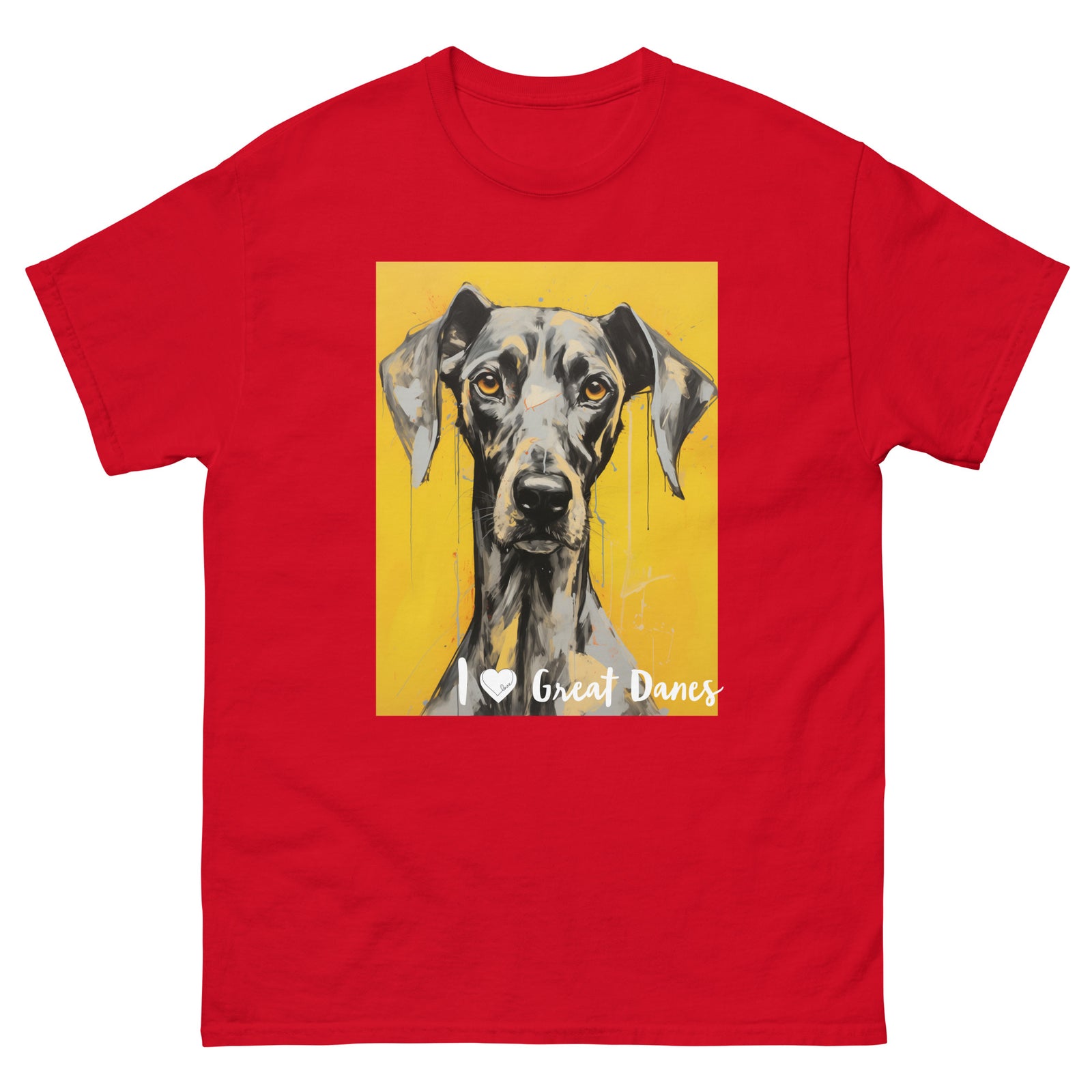 Men's classic tee - I ❤ DOGS - Great Dane
