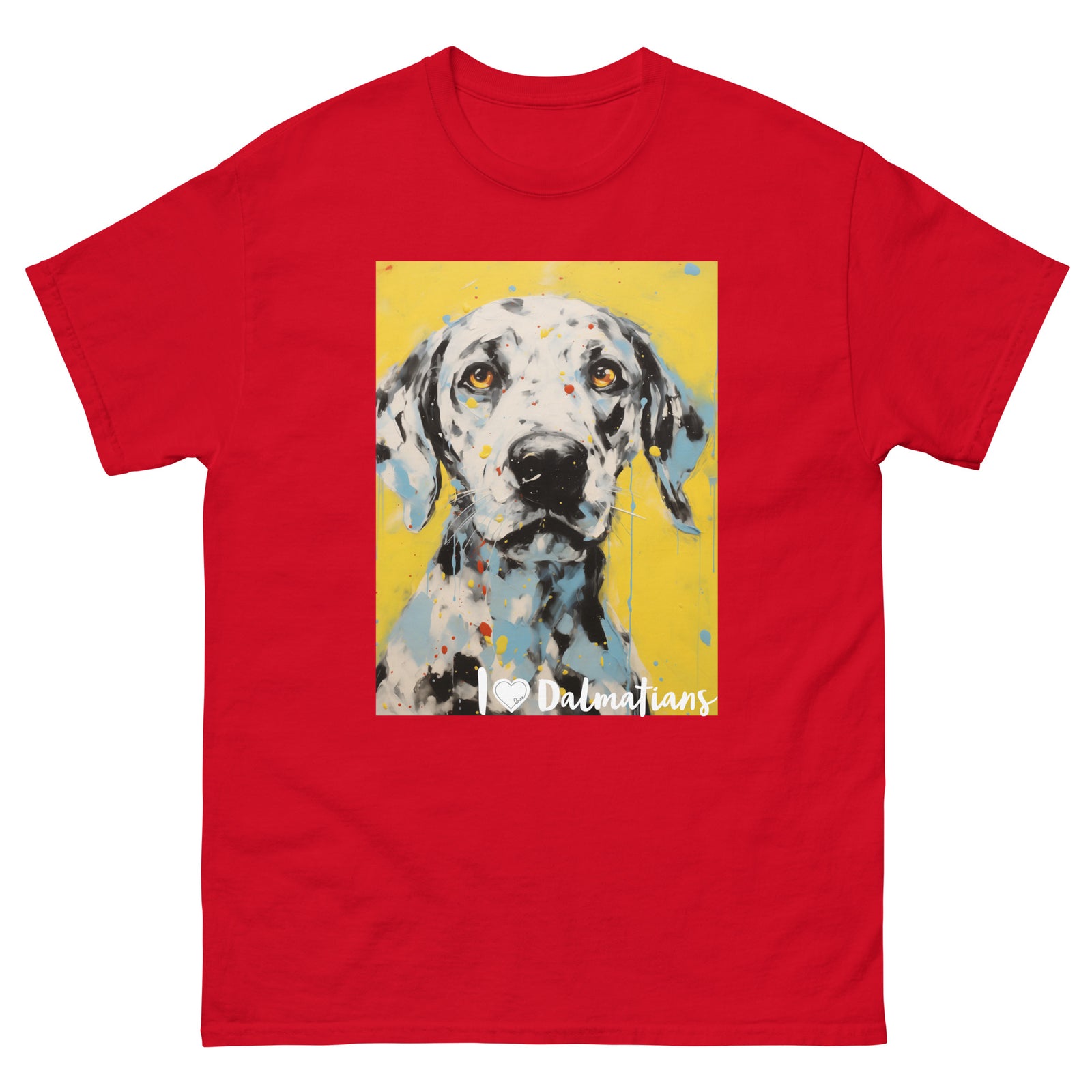 Men's classic tee - I ❤ DOGS - Dalmatian