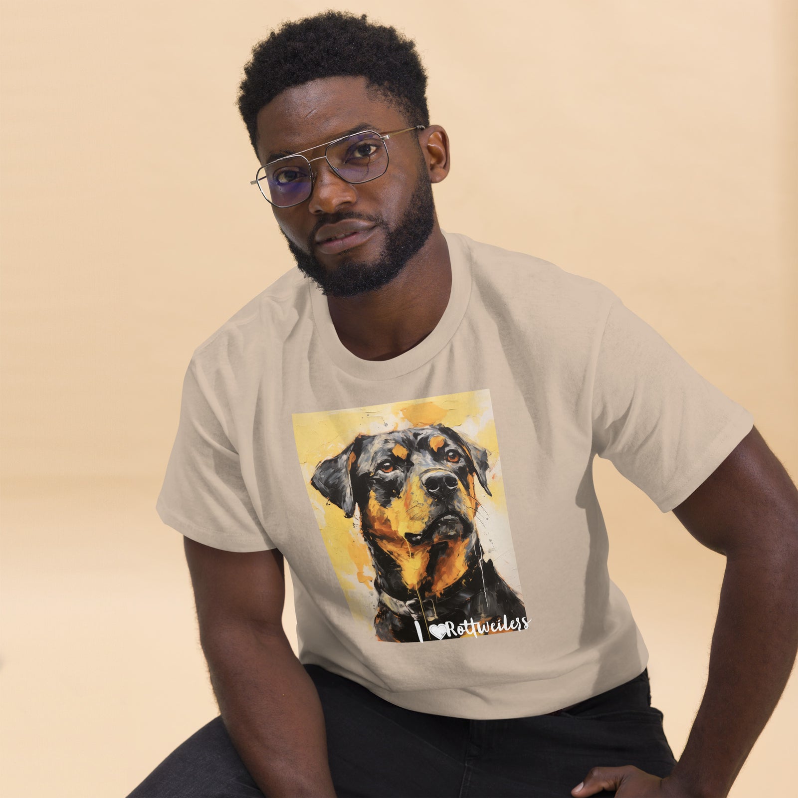 Men's classic tee - I ❤ DOGS - Rottweiler