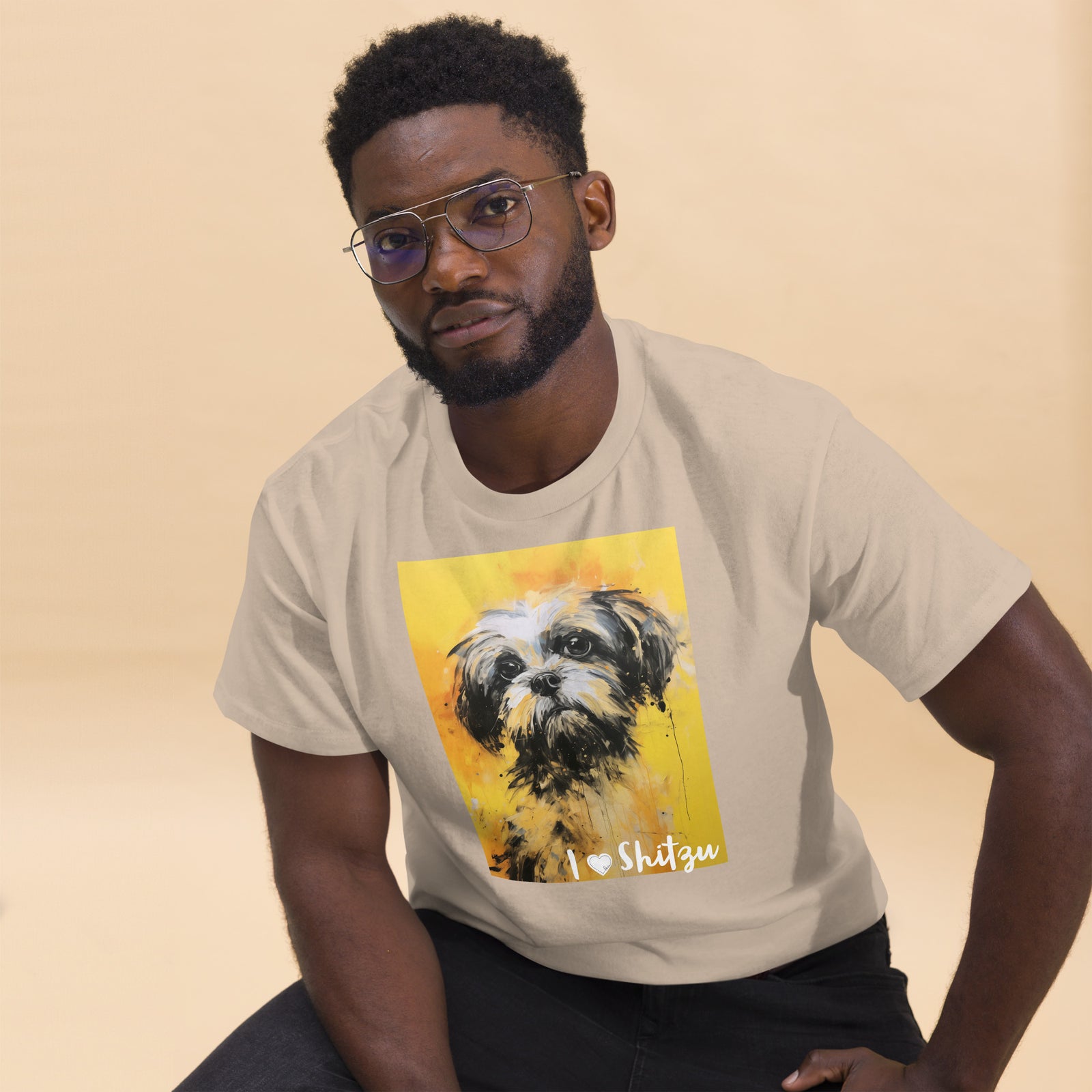 Men's classic tee - I ❤ DOGS - Shih Tzu