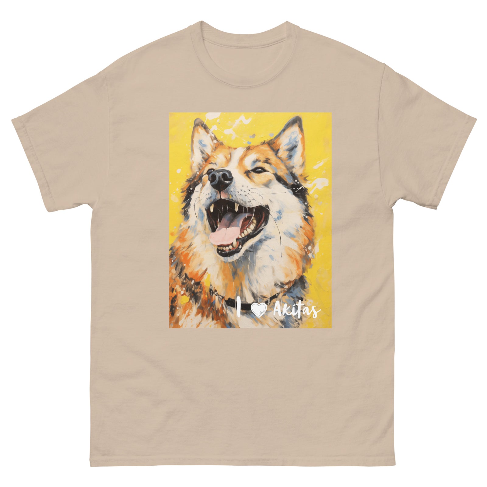 Men's classic tee - I ❤ DOGS - Akita