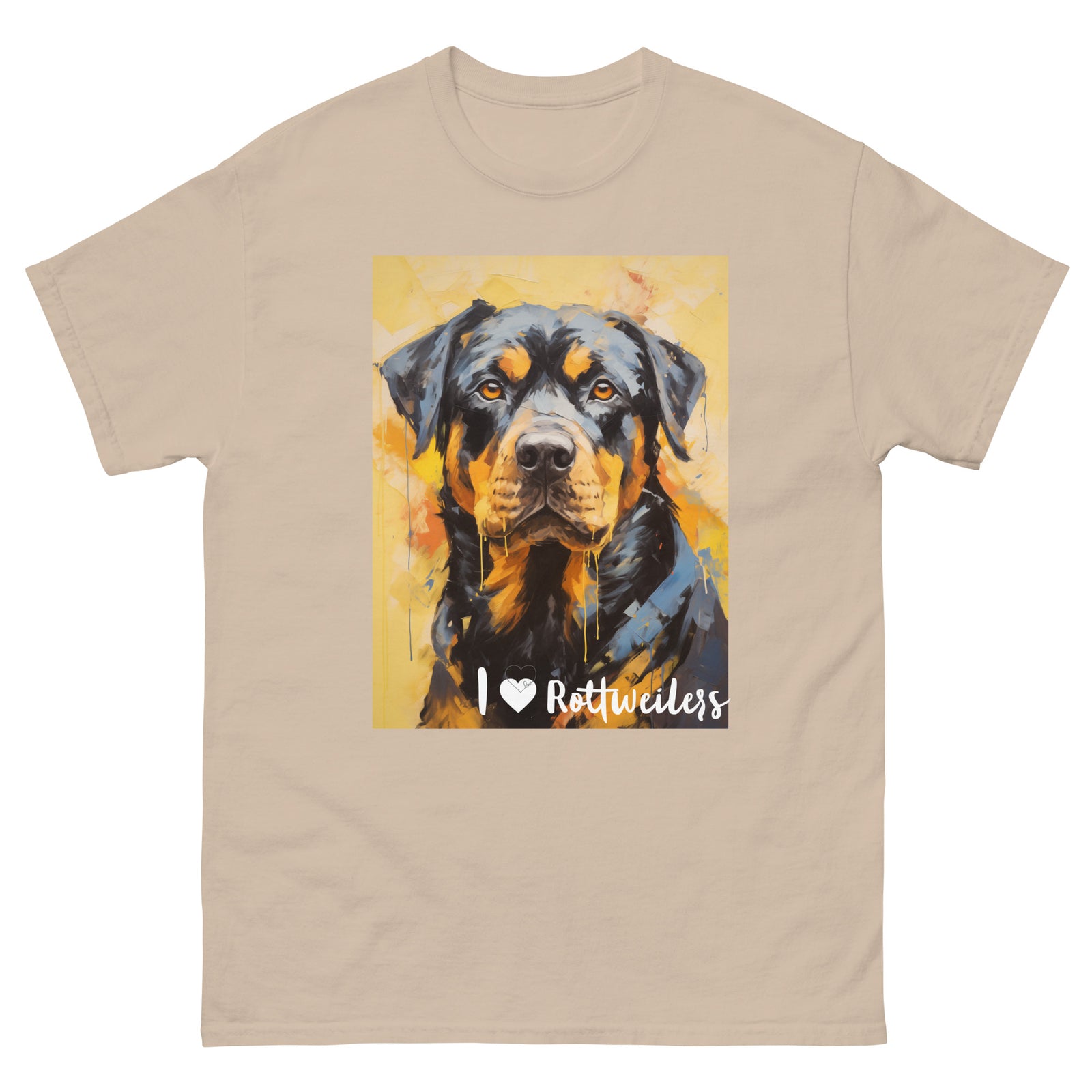 Men's classic tee - I ❤ DOGS - Rottweiler
