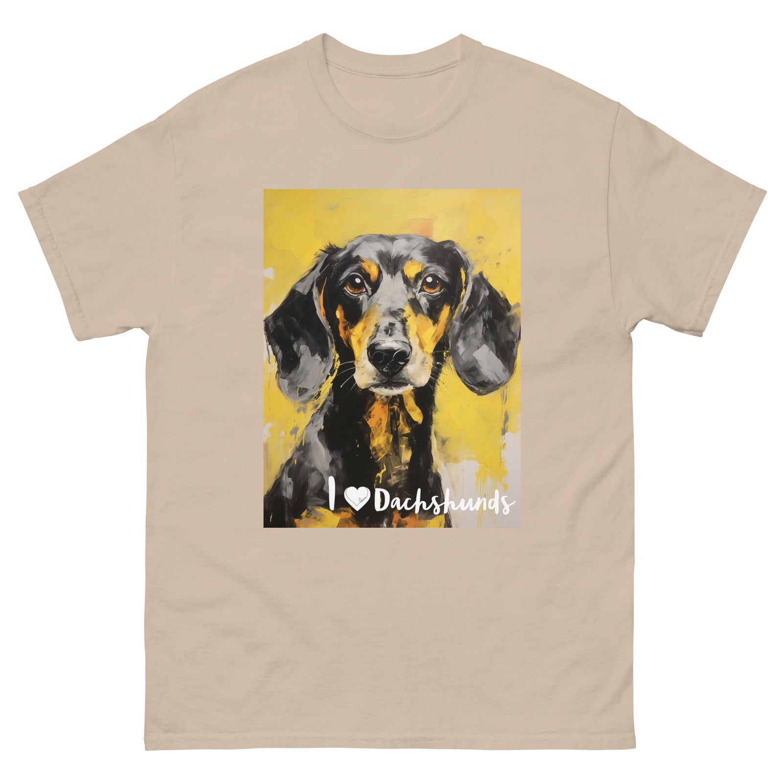 Men's classic tee - I ❤ DOGS - Dachshund