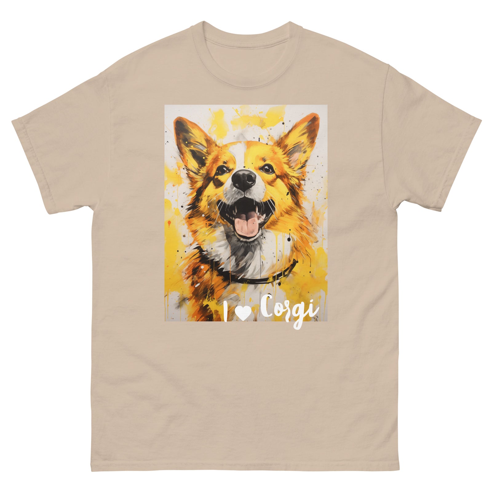 Men's classic tee - I ❤ DOGS - Pembroke Welsh Corgi
