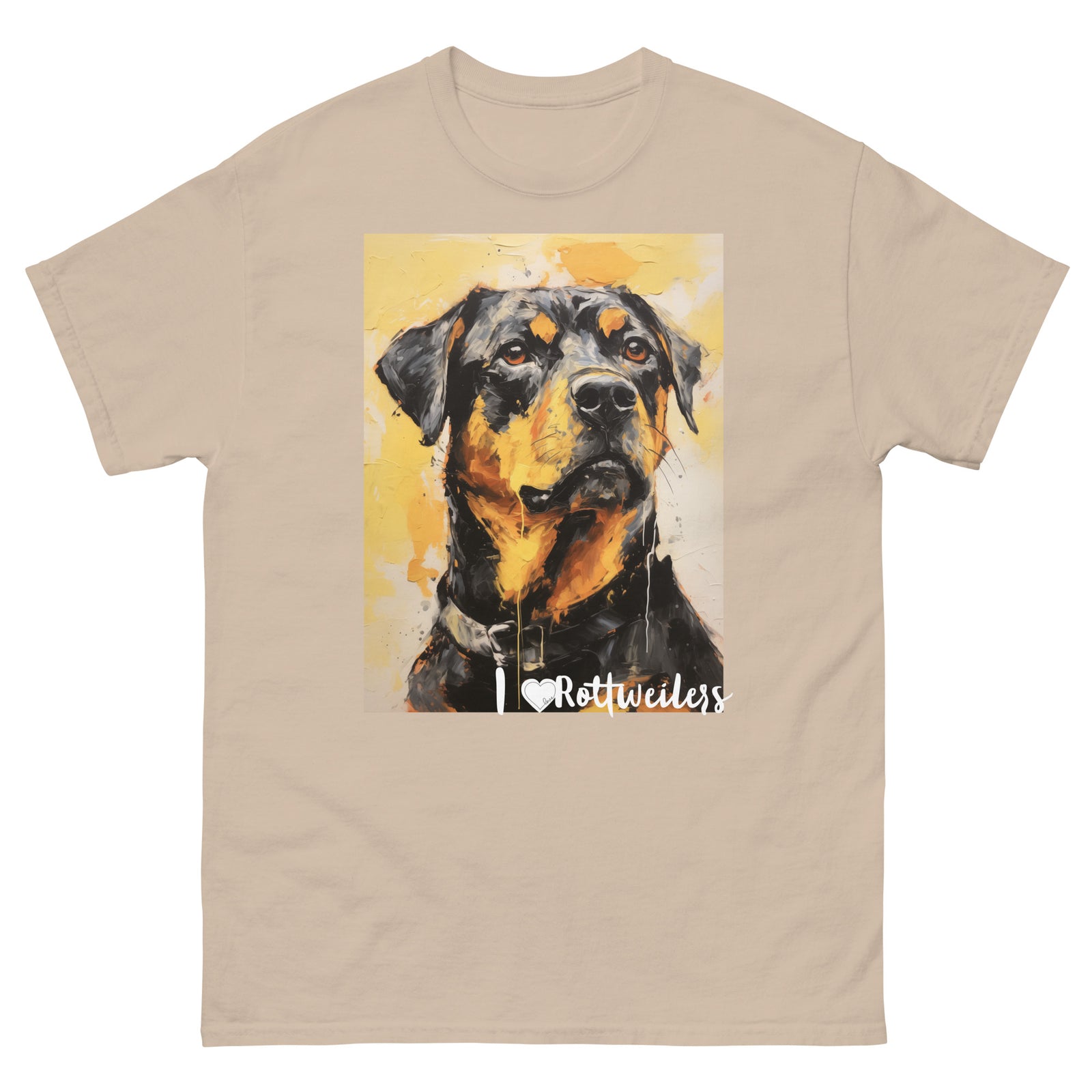 Men's classic tee - I ❤ DOGS - Rottweiler