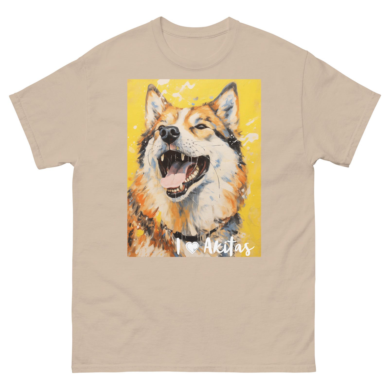 Men's classic tee - I ❤ DOGS - Akita