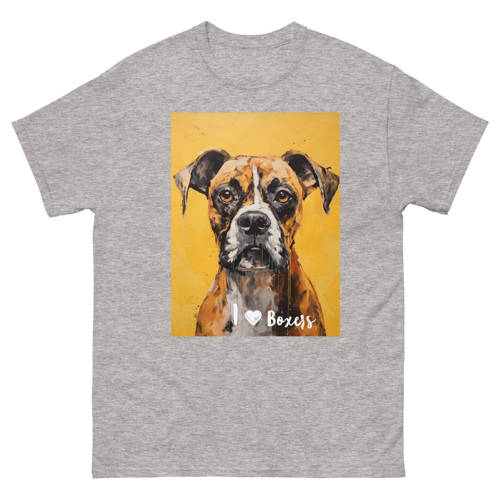 Men's classic tee - I ❤ DOGS - Boxer