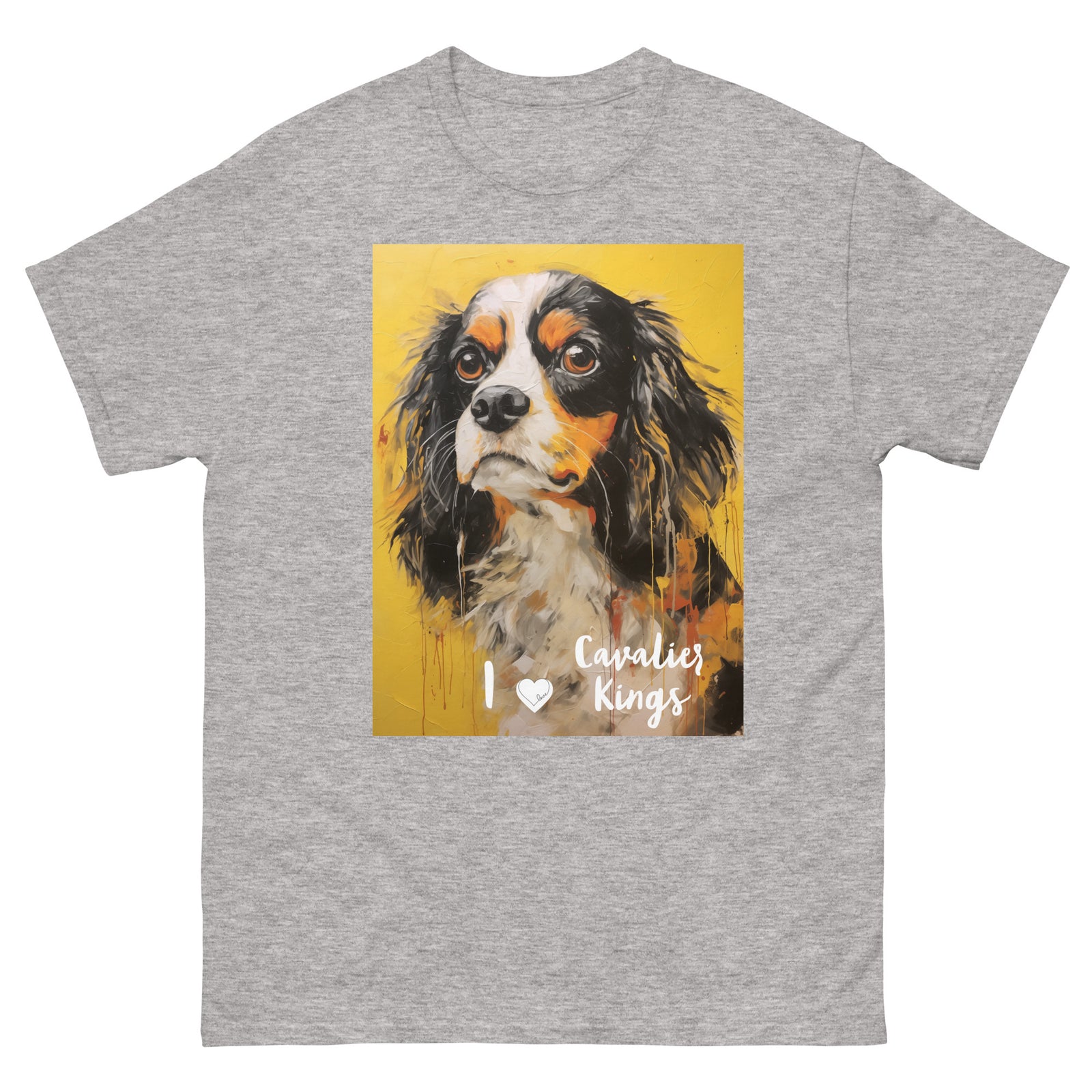 Men's classic tee - I ❤ DOGS - Cavalier King Charles Spaniel
