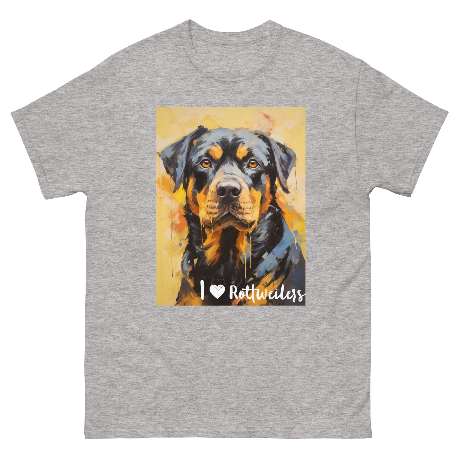 Men's classic tee - I ❤ DOGS - Rottweiler