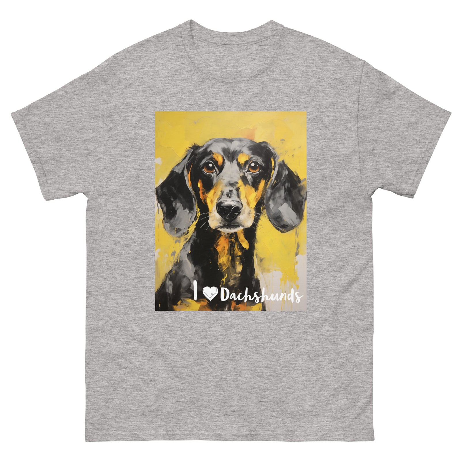 Men's classic tee - I ❤ DOGS - Dachshund