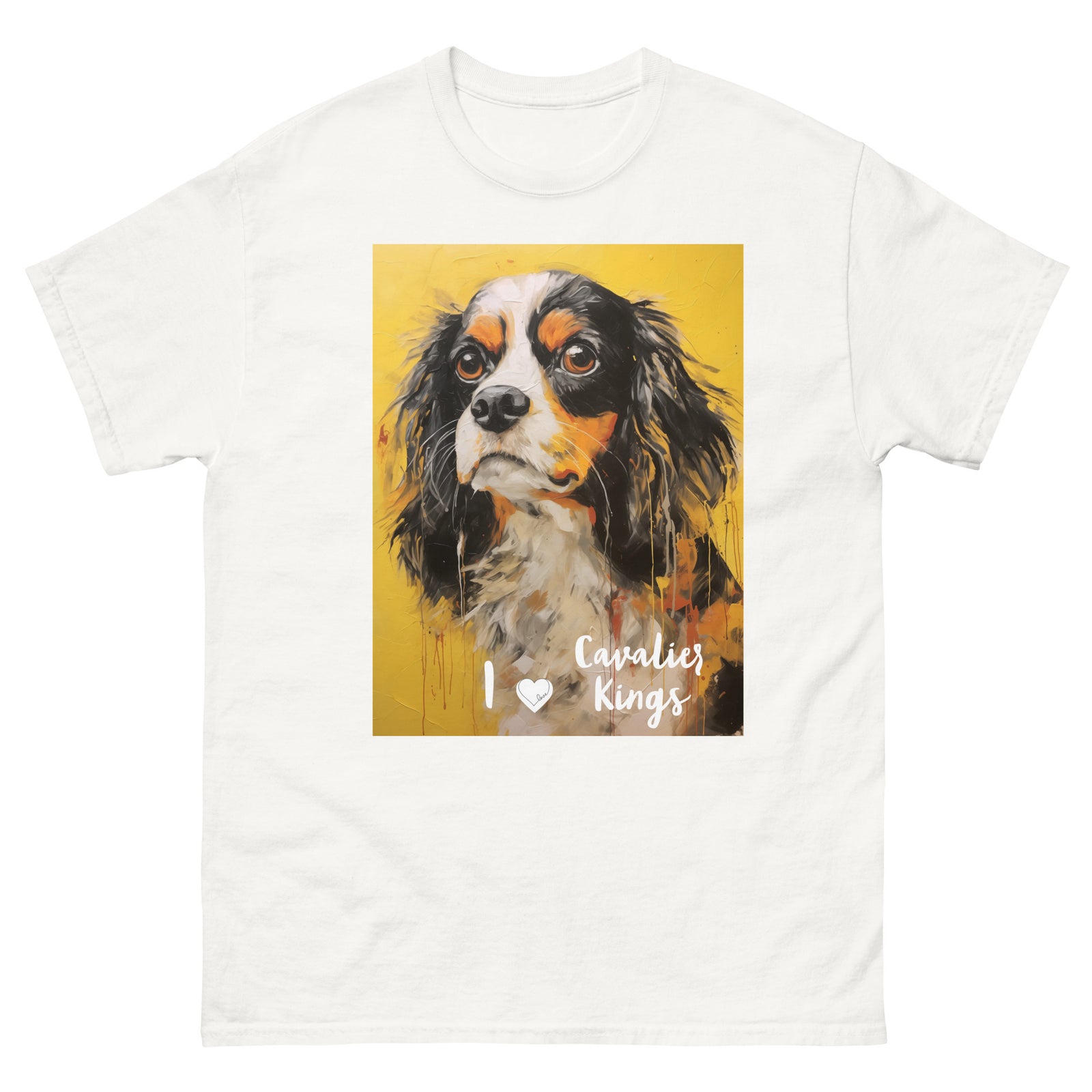 Men's classic tee - I ❤ DOGS - Cavalier King Charles Spaniel