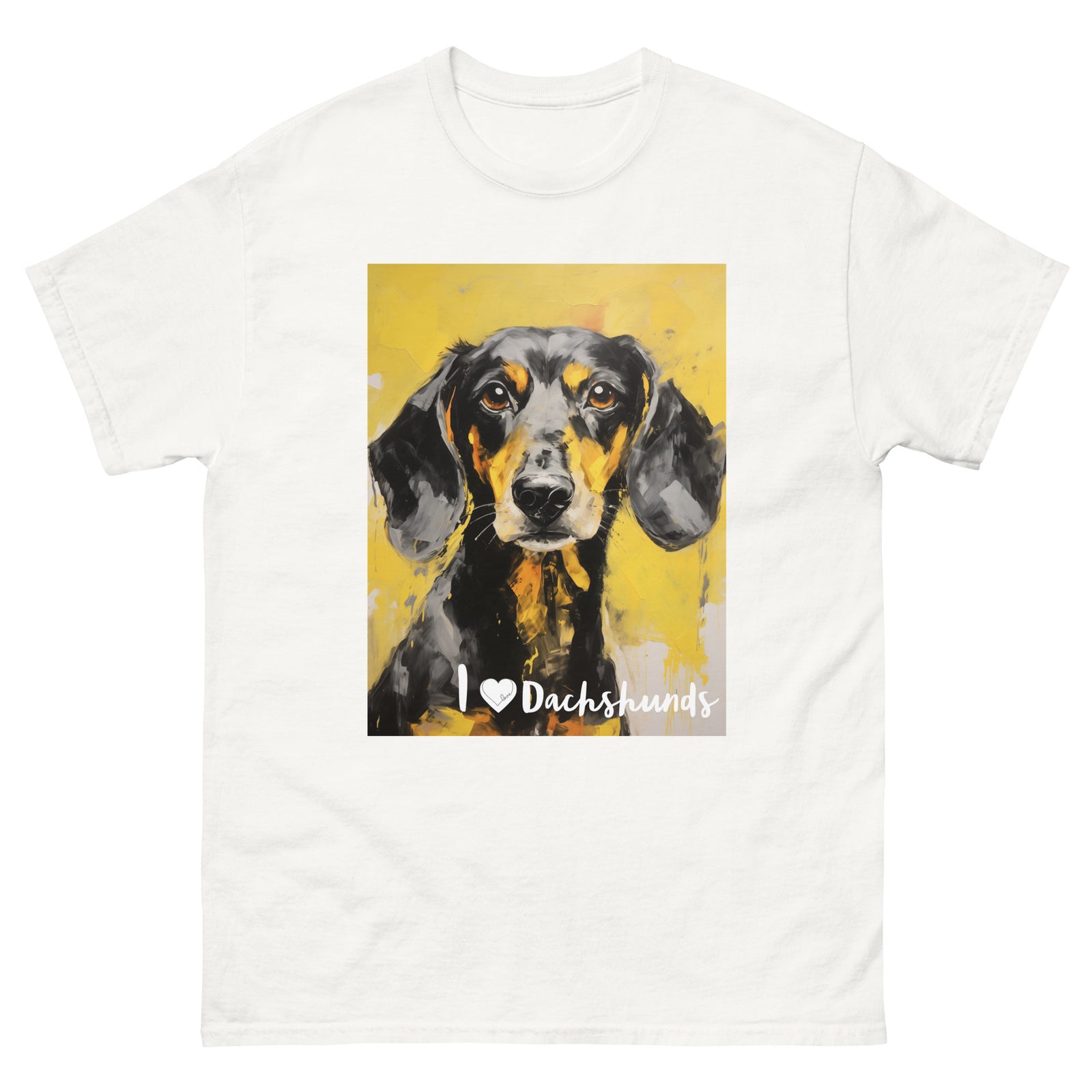 Men's classic tee - I ❤ DOGS - Dachshund