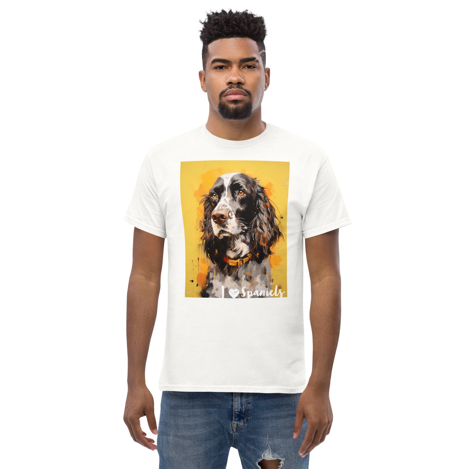 Men's classic tee - I ❤ DOGS - Cocker Spaniel (American)