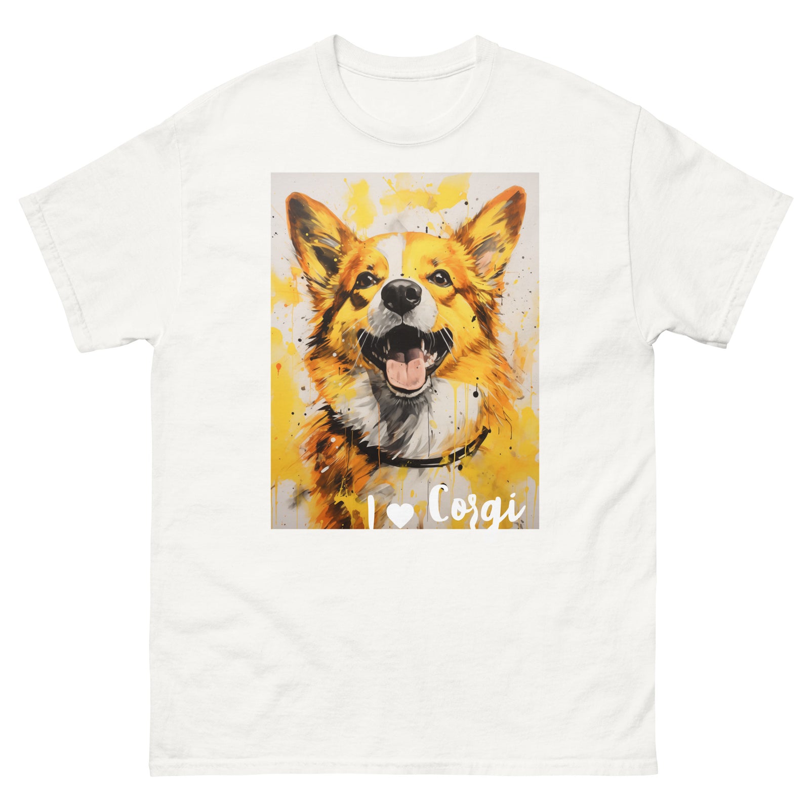 Men's classic tee - I ❤ DOGS - Pembroke Welsh Corgi