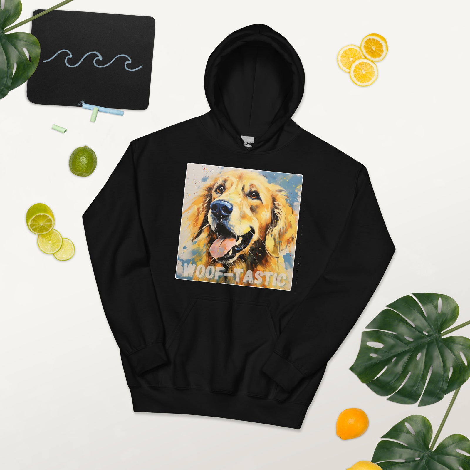 Unisex Hoodie Woof-tastic - Golden Retriever