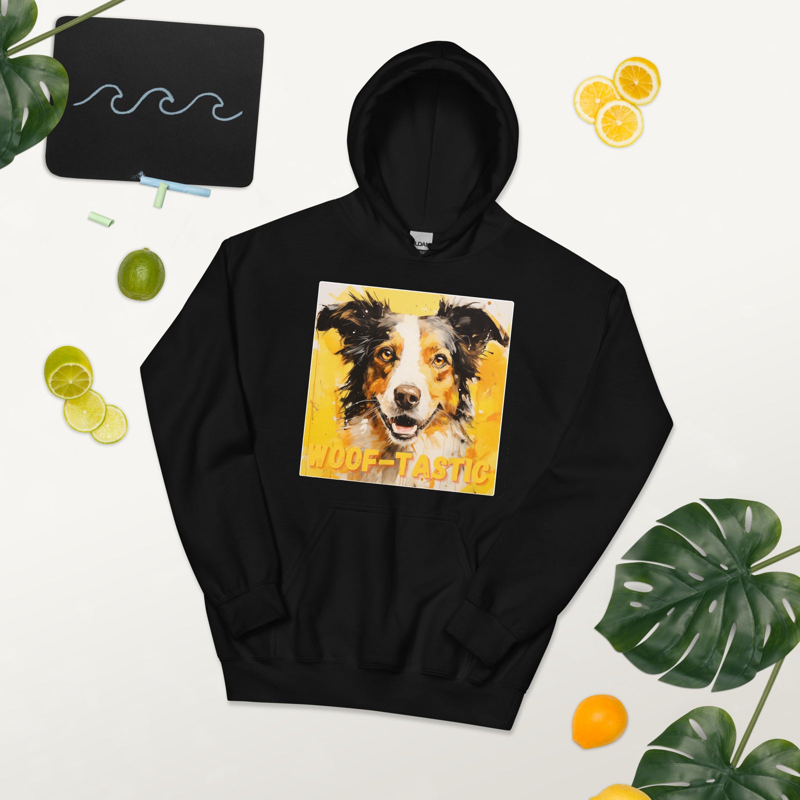 Unisex Hoodie Woof-tastic Border Collie