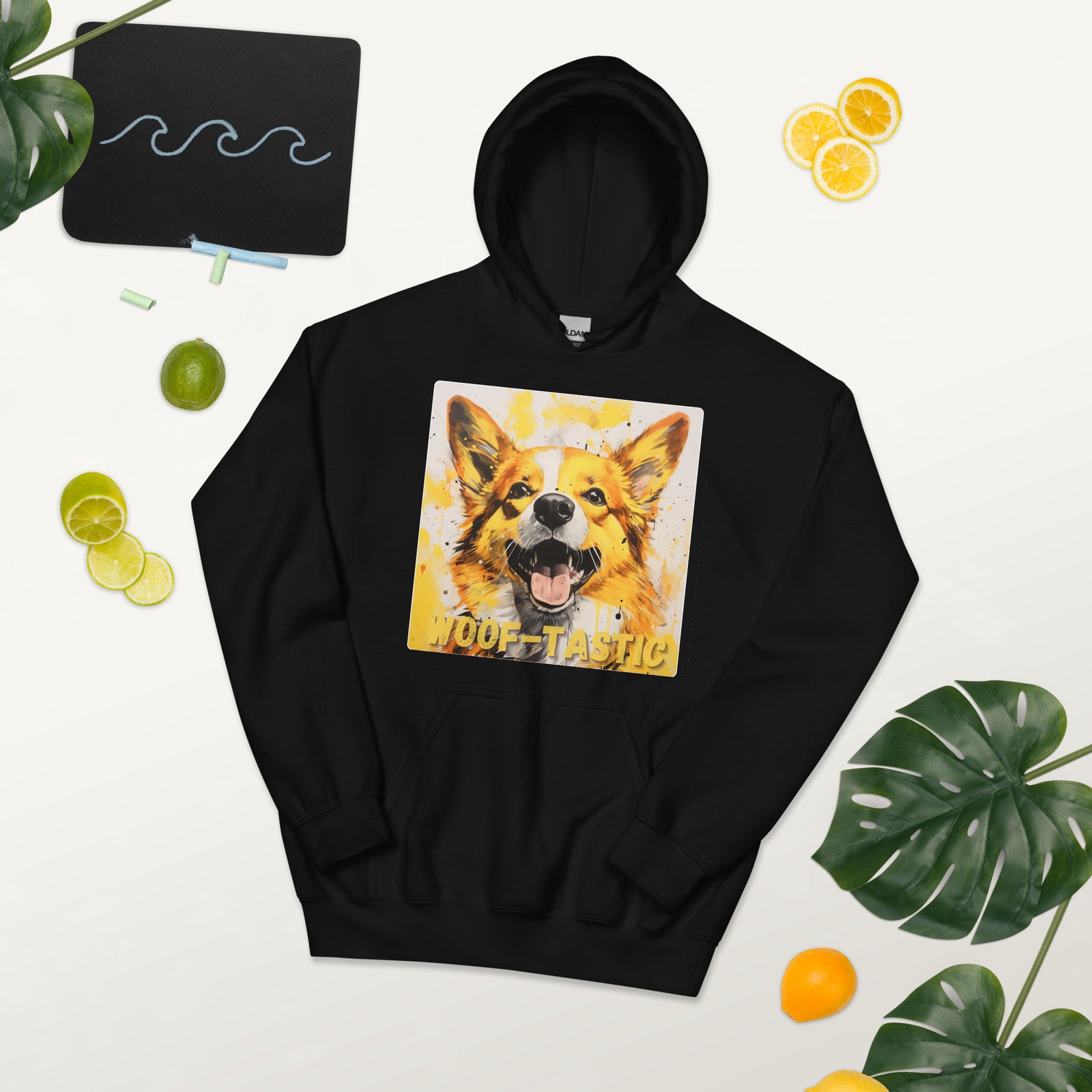 Unisex Hoodie, Woof-tastic Pembroke Welsh Corgi