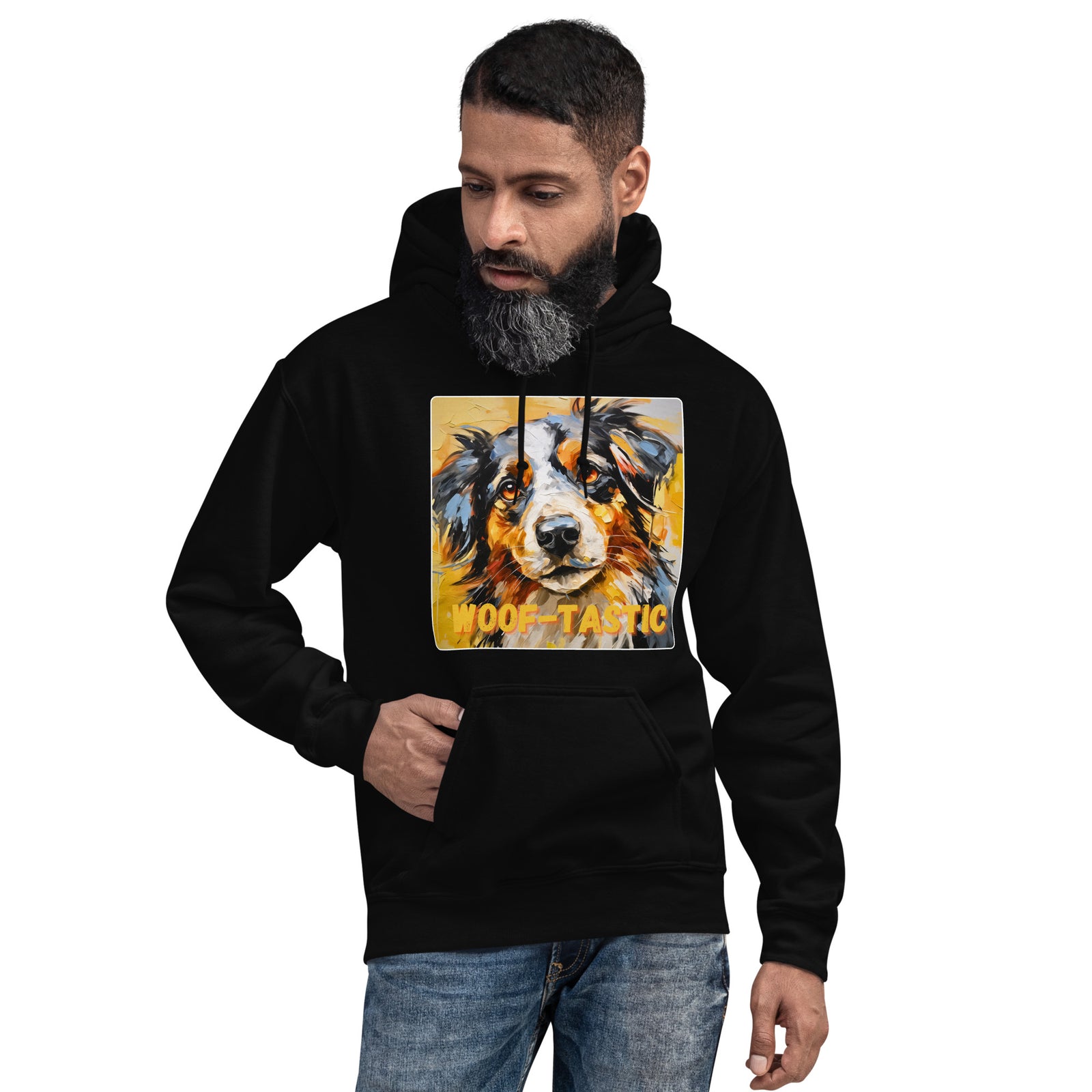Unisex Hoodie Woof-tastic Australian Shepherd