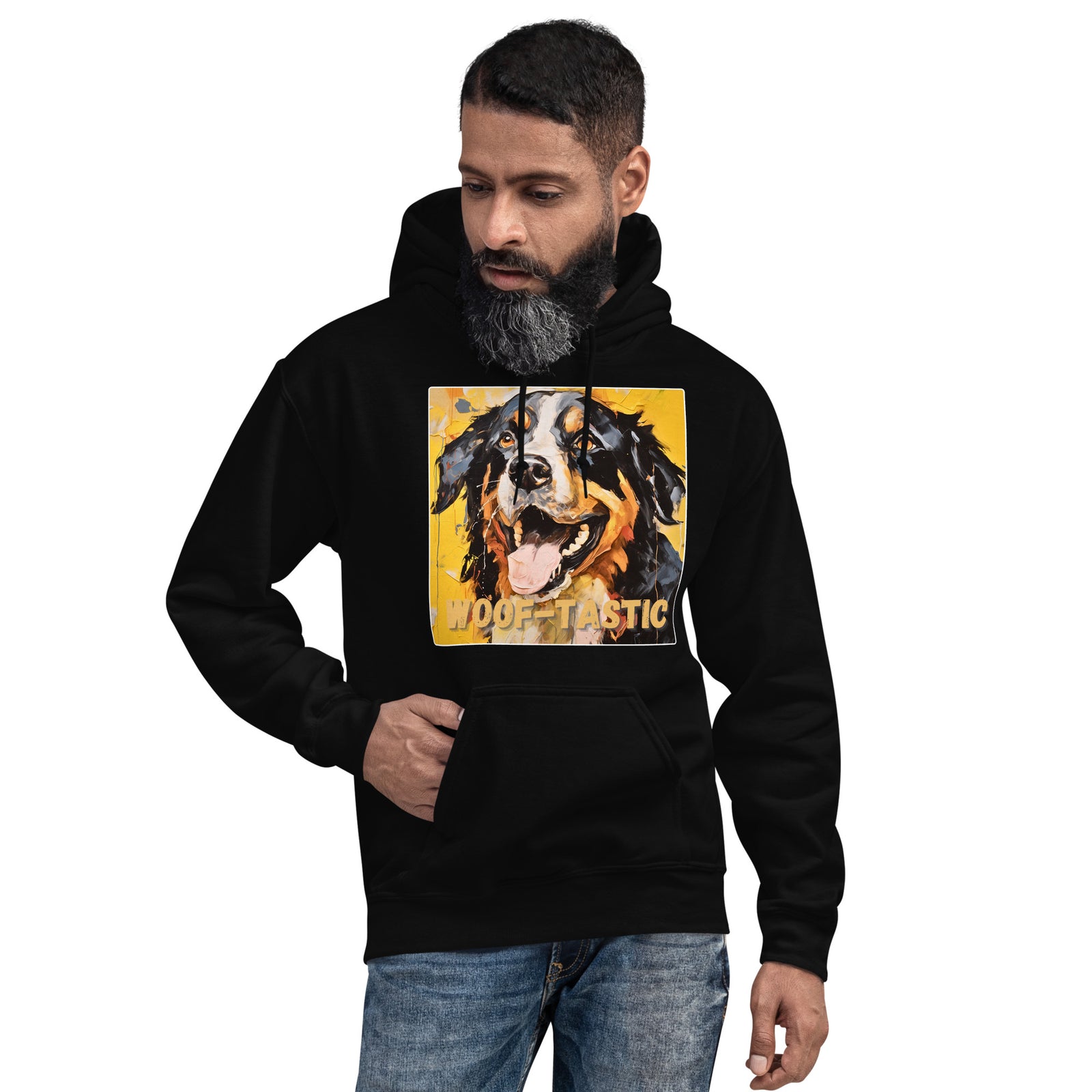 Unisex Hoodie Woof-tastic Bernese Mountain Dog