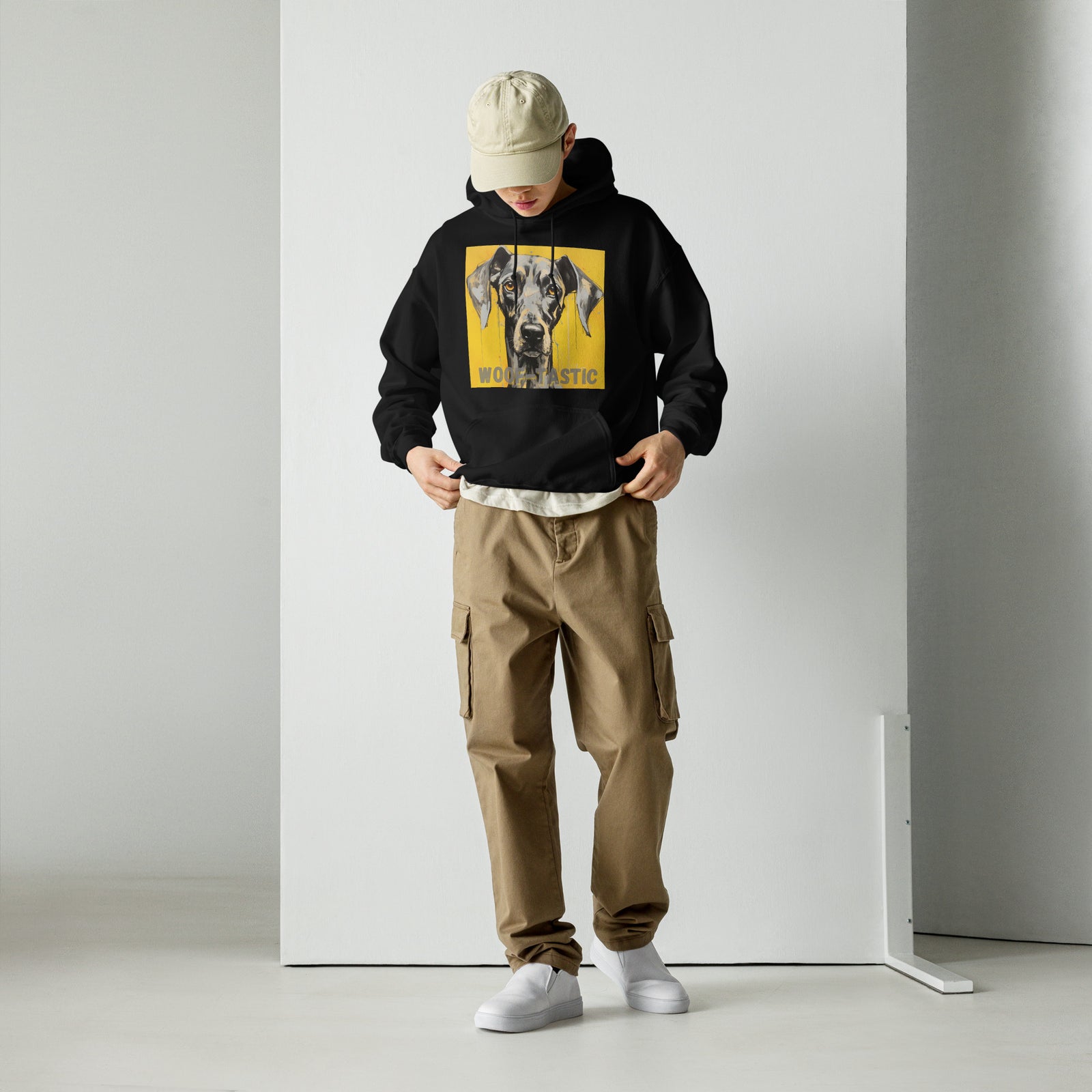 Unisex Hoodie, Woof-tastic Great Dane