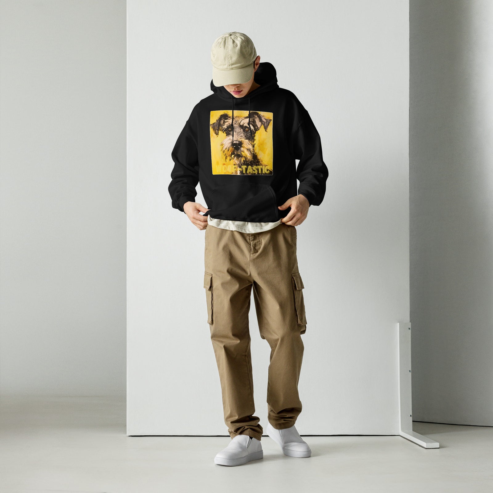 Unisex Hoodie, Woof-tastic Miniature Schnauzer