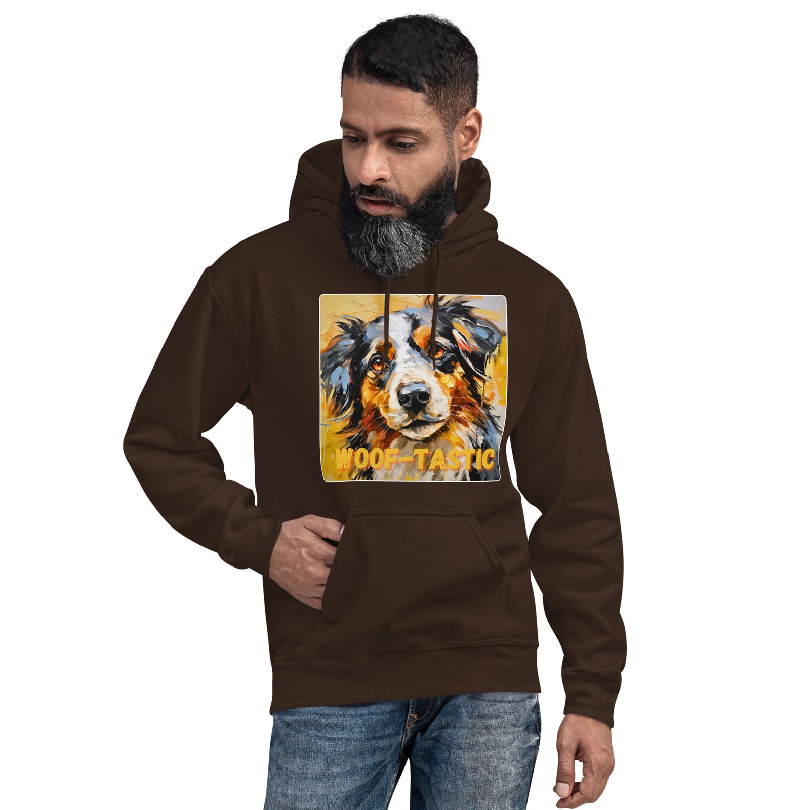 Unisex Hoodie Woof-tastic Australian Shepherd