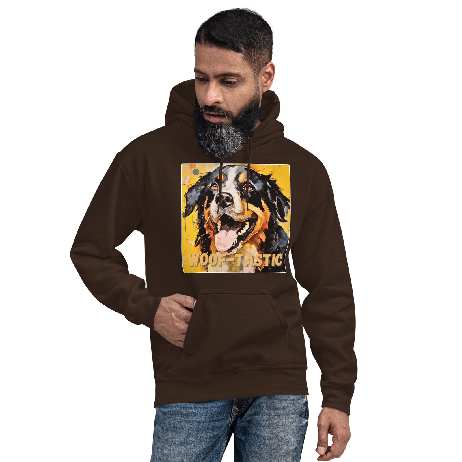 Unisex Hoodie Woof-tastic Bernese Mountain Dog