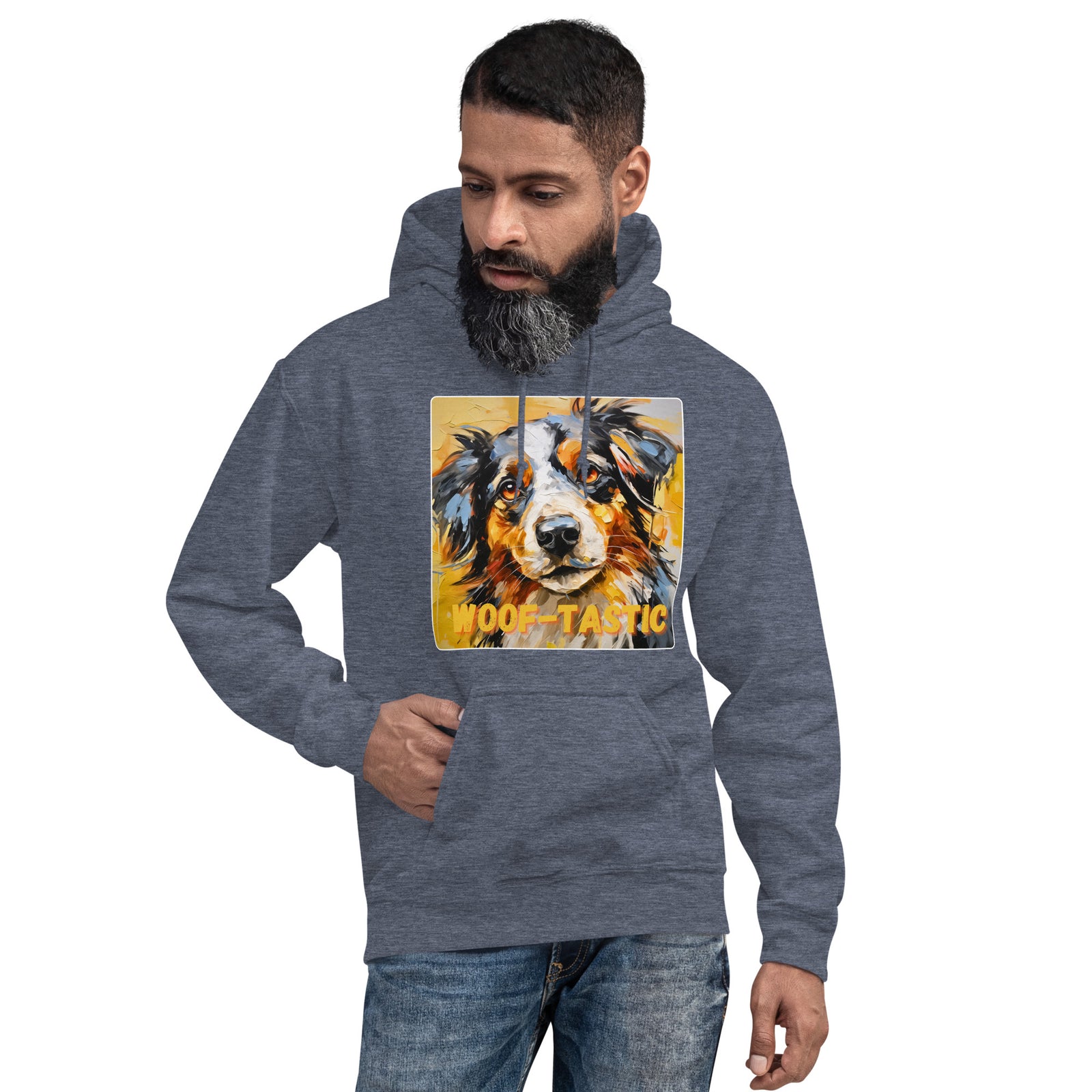 Unisex Hoodie Woof-tastic Australian Shepherd