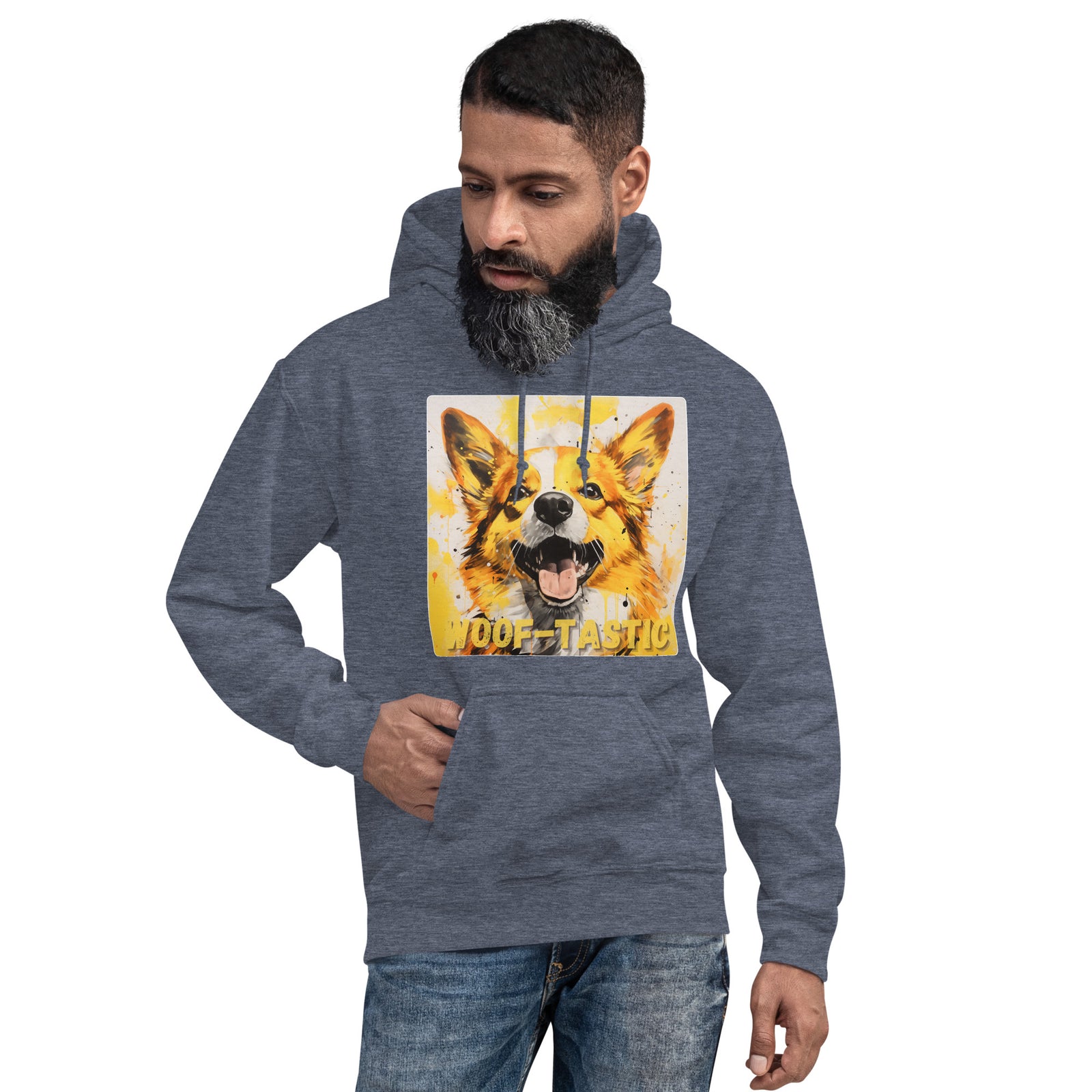 Unisex Hoodie, Woof-tastic Pembroke Welsh Corgi