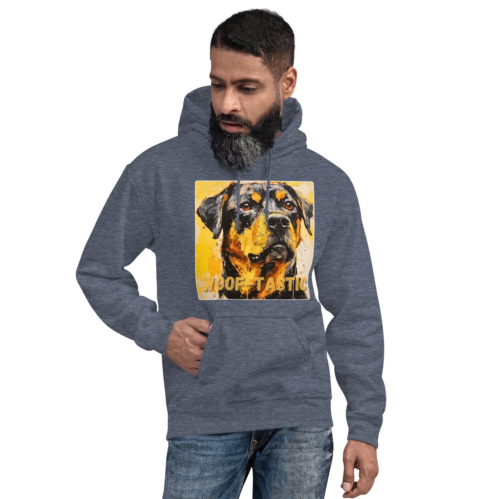 Unisex Hoodie, Woof-tastic Rottweiler