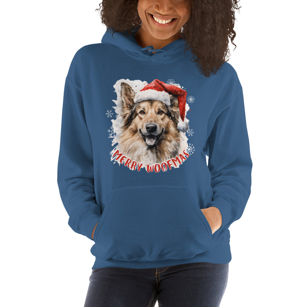 Unisex Hoodie German Shepperd - Merry Woofmas
