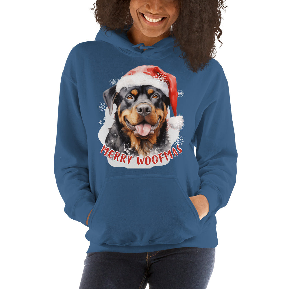 Unisex Hoodie Rottweiler - Merry Woofmas