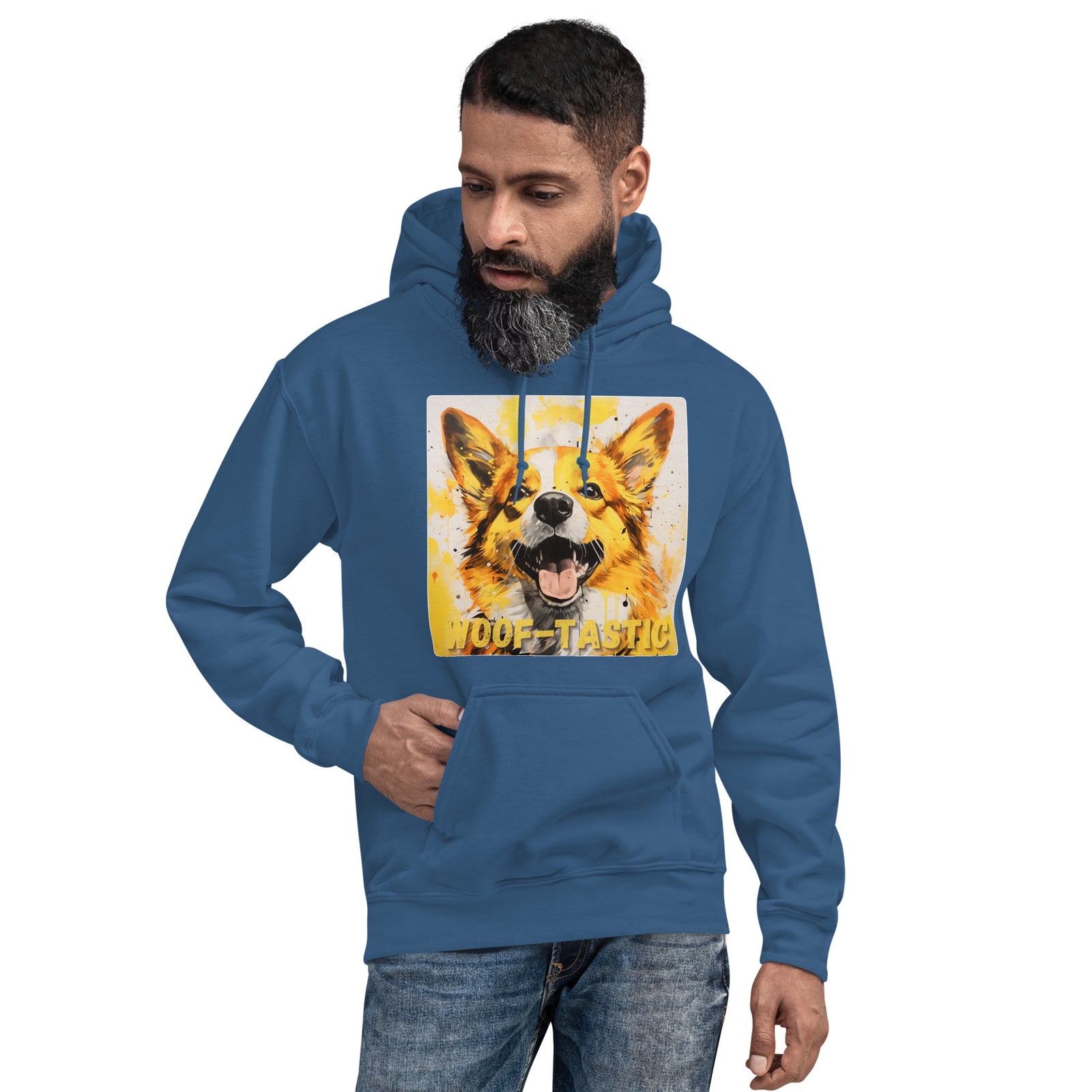 Unisex Hoodie, Woof-tastic Pembroke Welsh Corgi