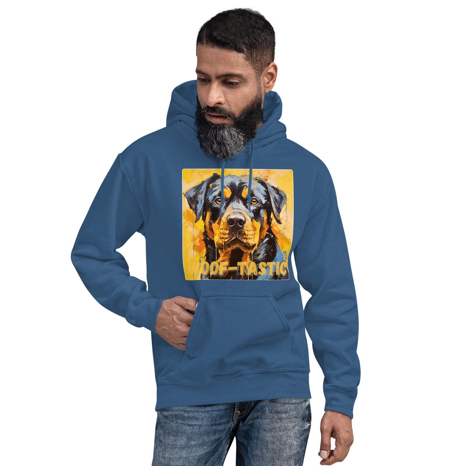 Unisex Hoodie, Woof-tastic Rottweiler