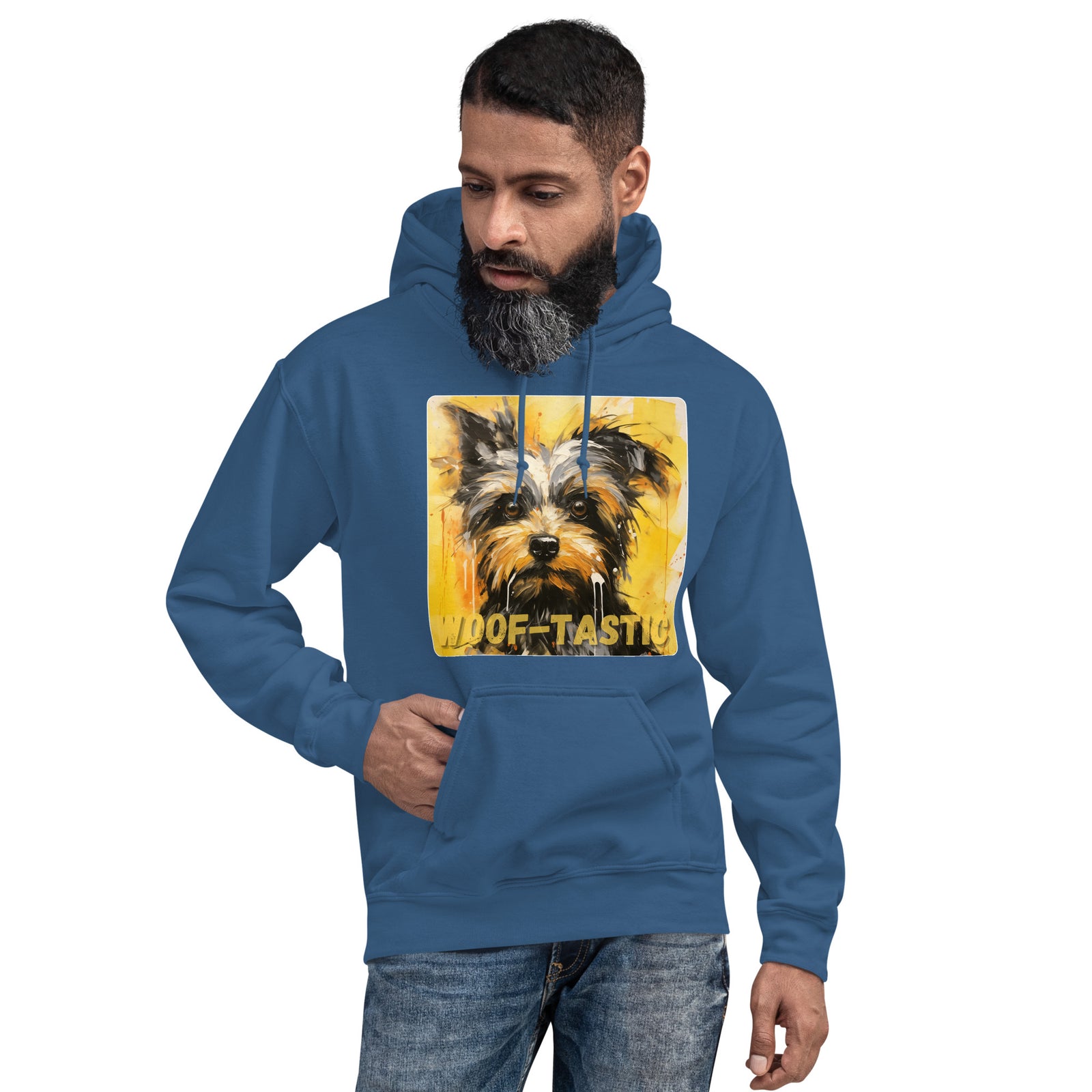 Unisex Hoodie, Woof-tastic Yorkshire Terrier