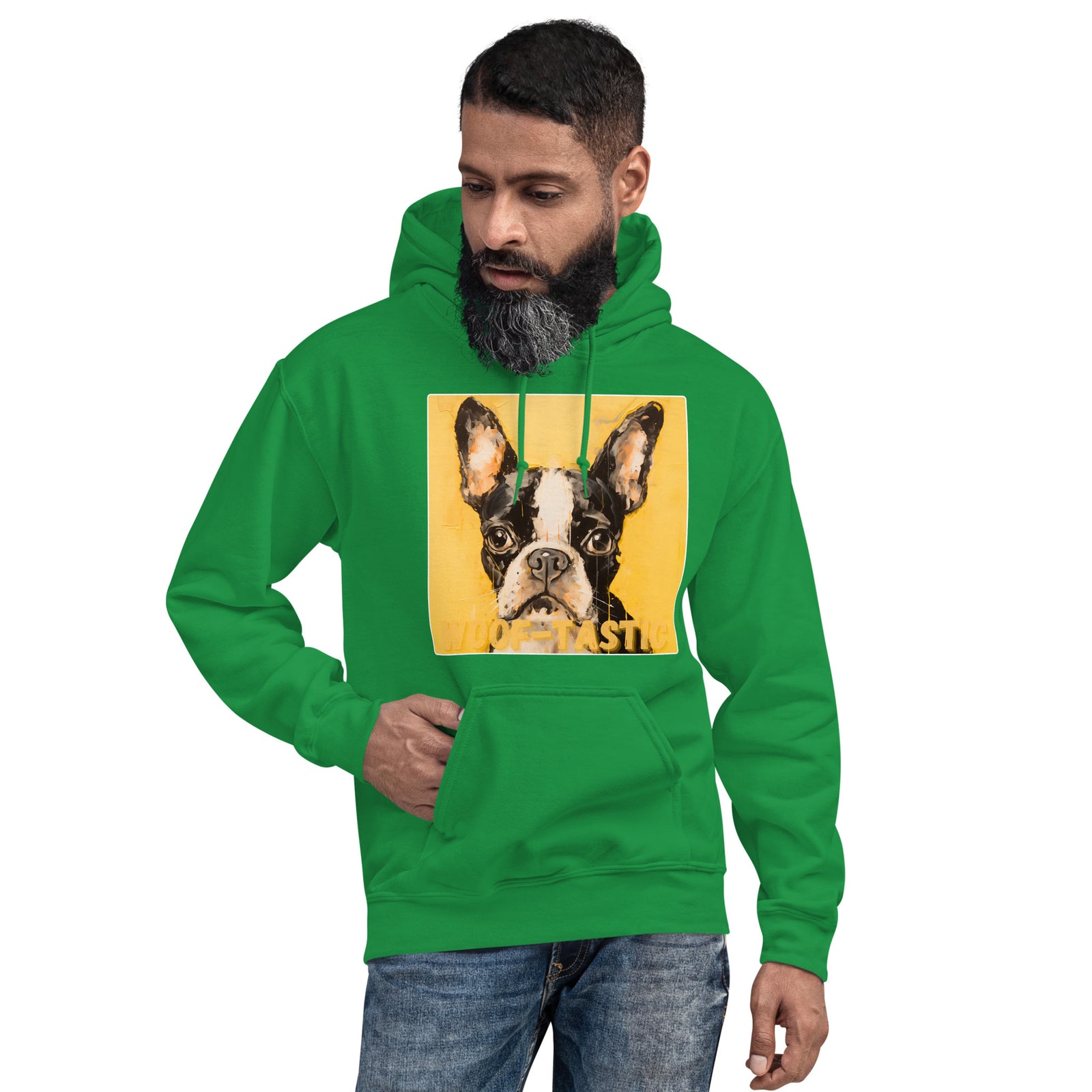 Unisex Hoodie Woof-tastic Boston Terrier