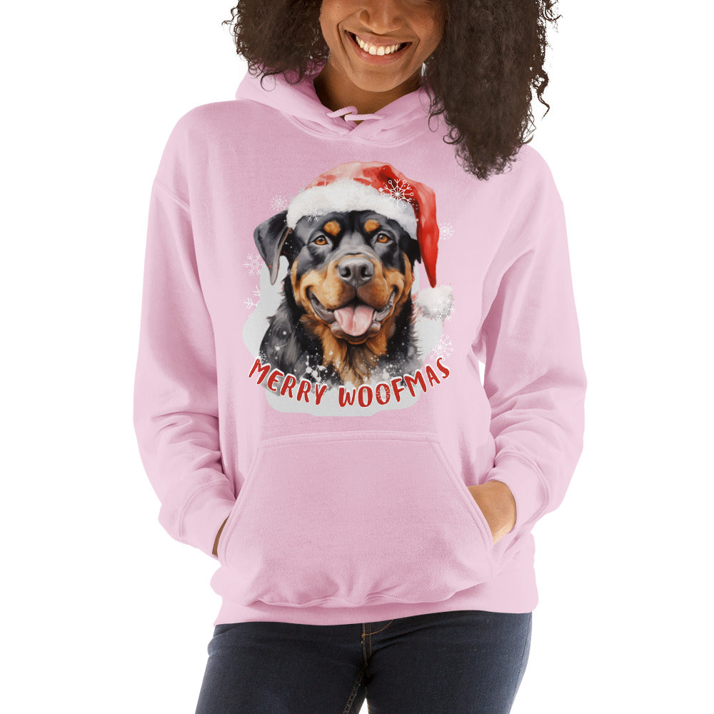 Unisex Hoodie Rottweiler - Merry Woofmas
