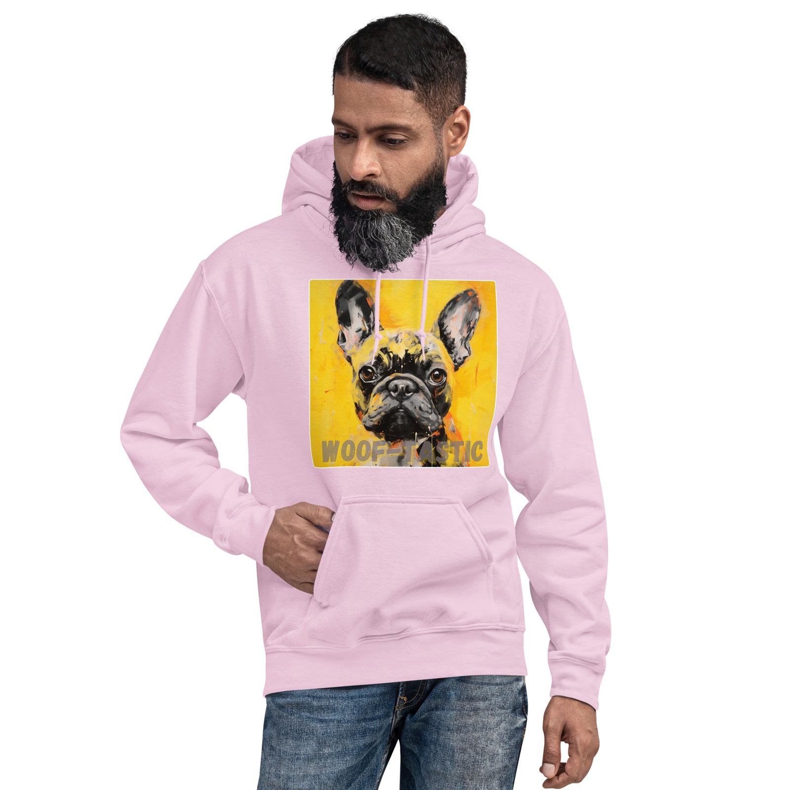 Unisex Hoodie, Woof-tastic French Bulldog