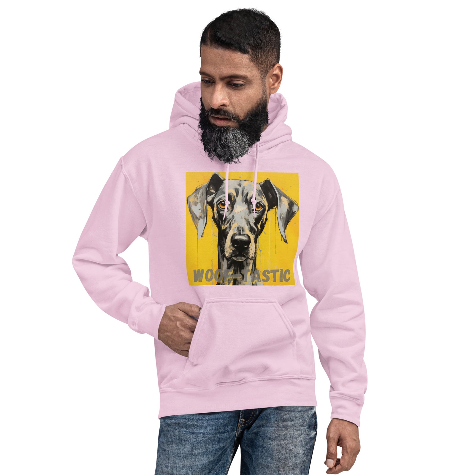 Unisex Hoodie, Woof-tastic Great Dane