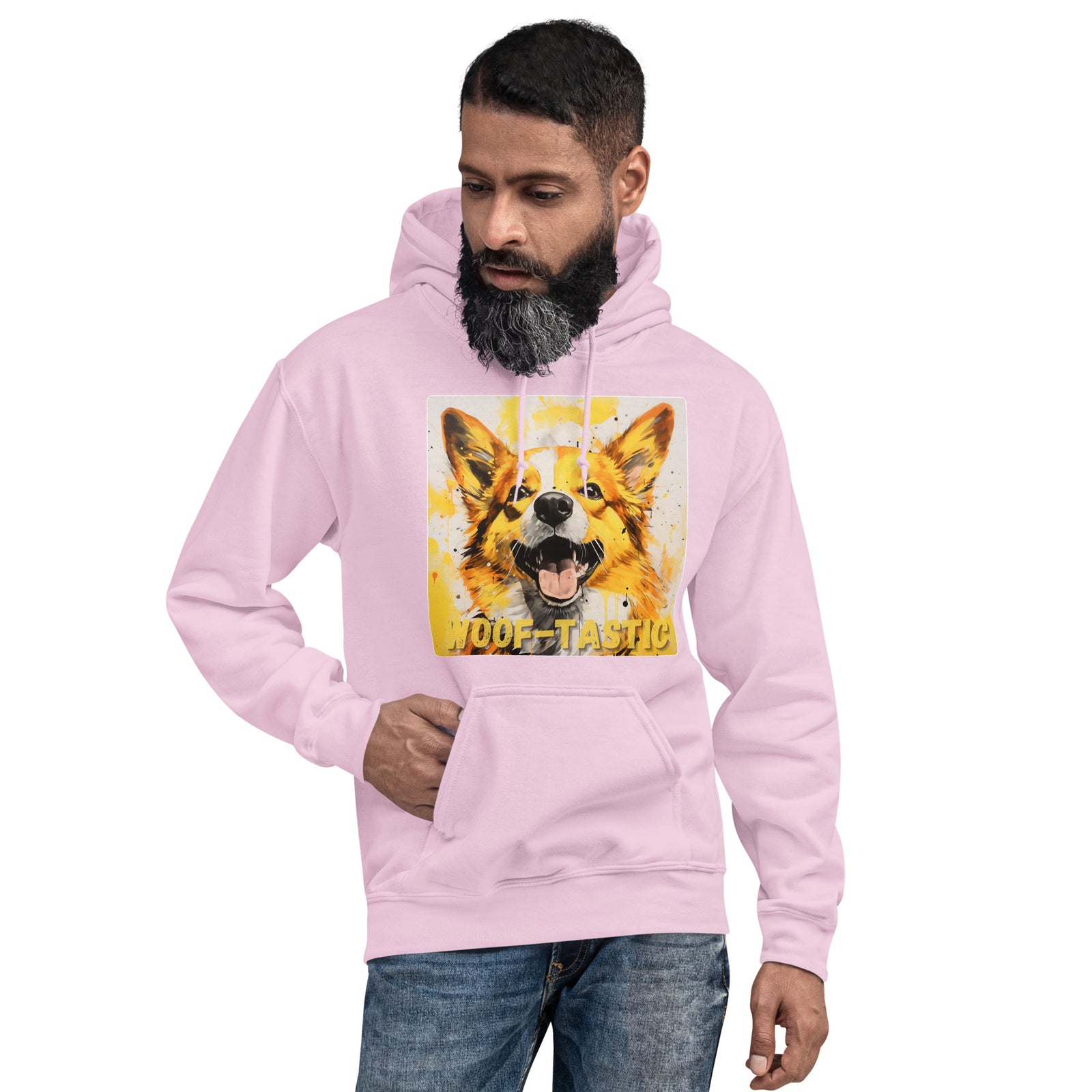 Unisex Hoodie, Woof-tastic Pembroke Welsh Corgi