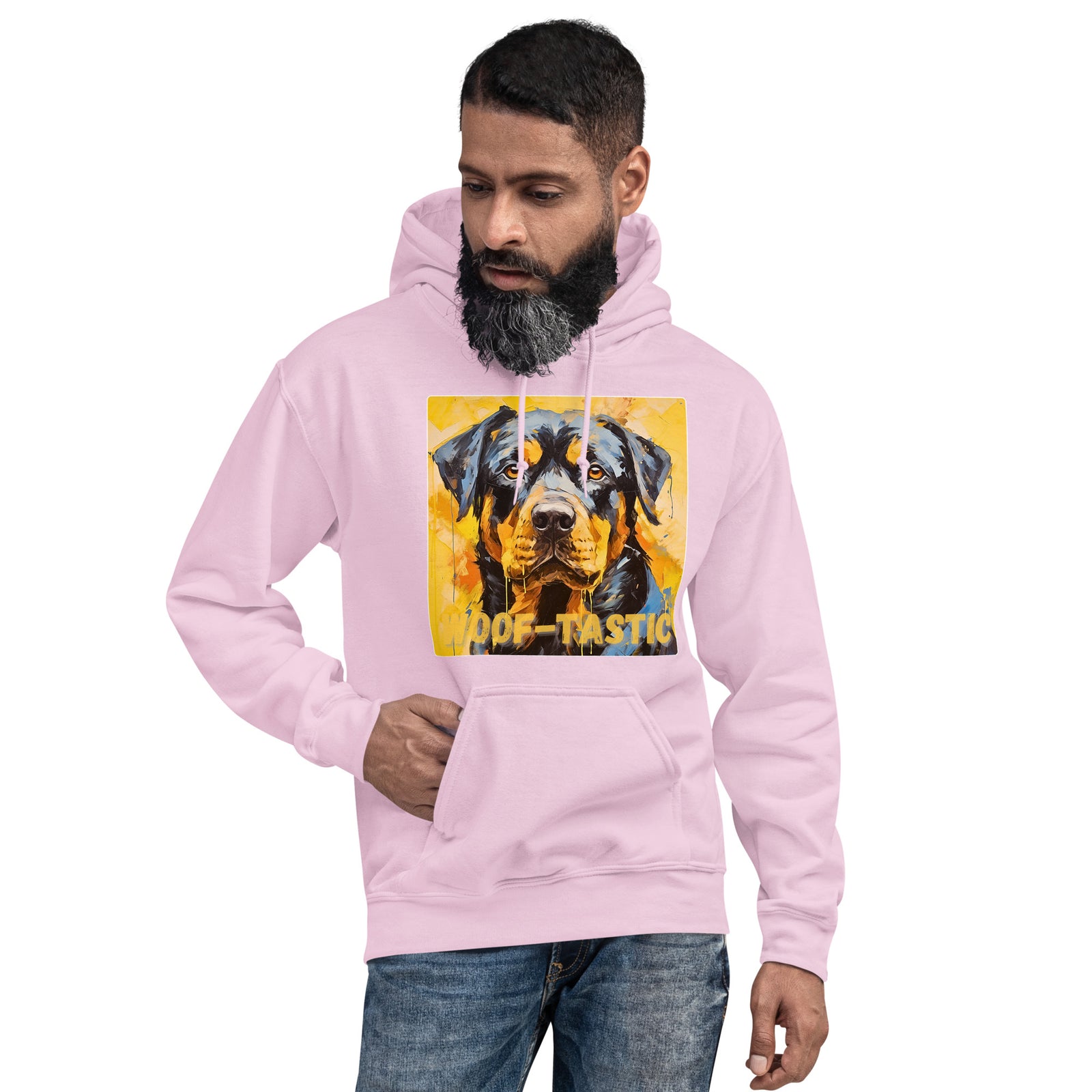 Unisex Hoodie, Woof-tastic Rottweiler