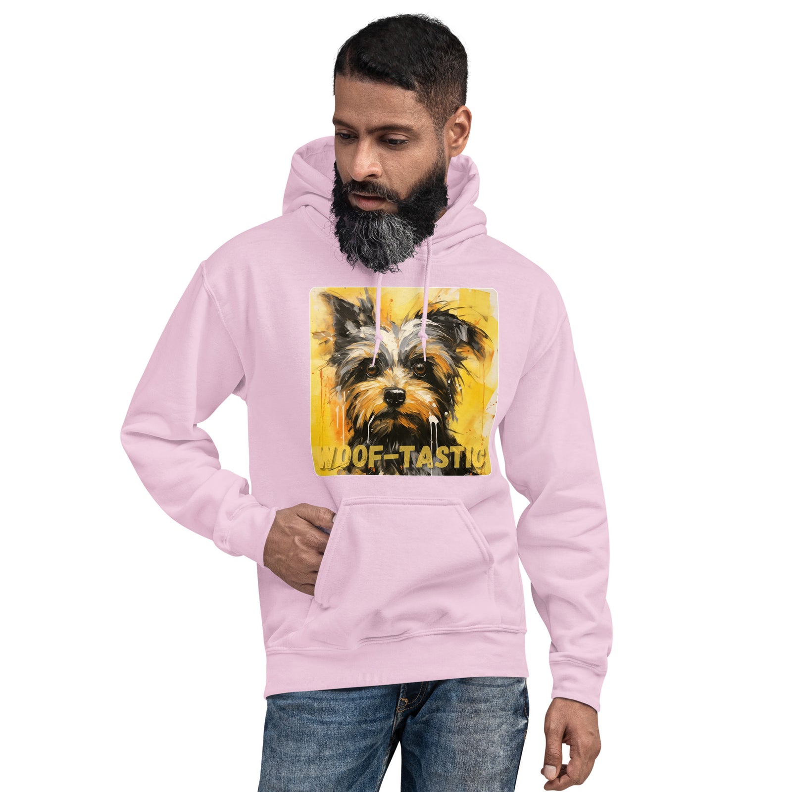 Unisex Hoodie, Woof-tastic Yorkshire Terrier