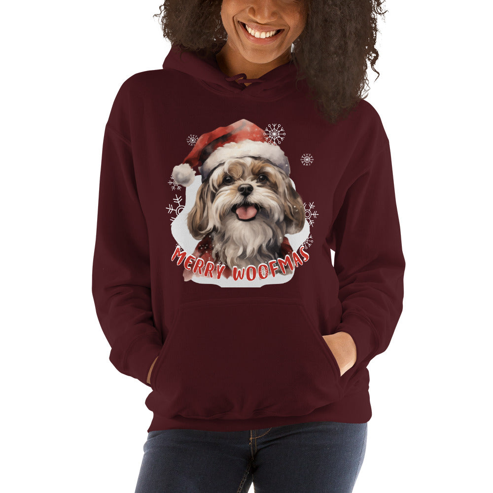 Unisex Hoodie Shitzu - Merry Woofmas