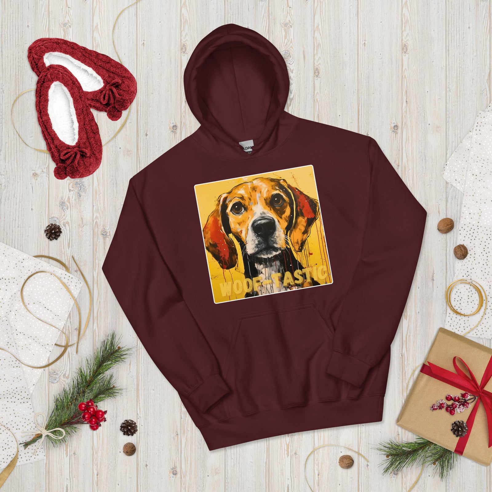 Unisex Hoodie Woof-tastic Beagle
