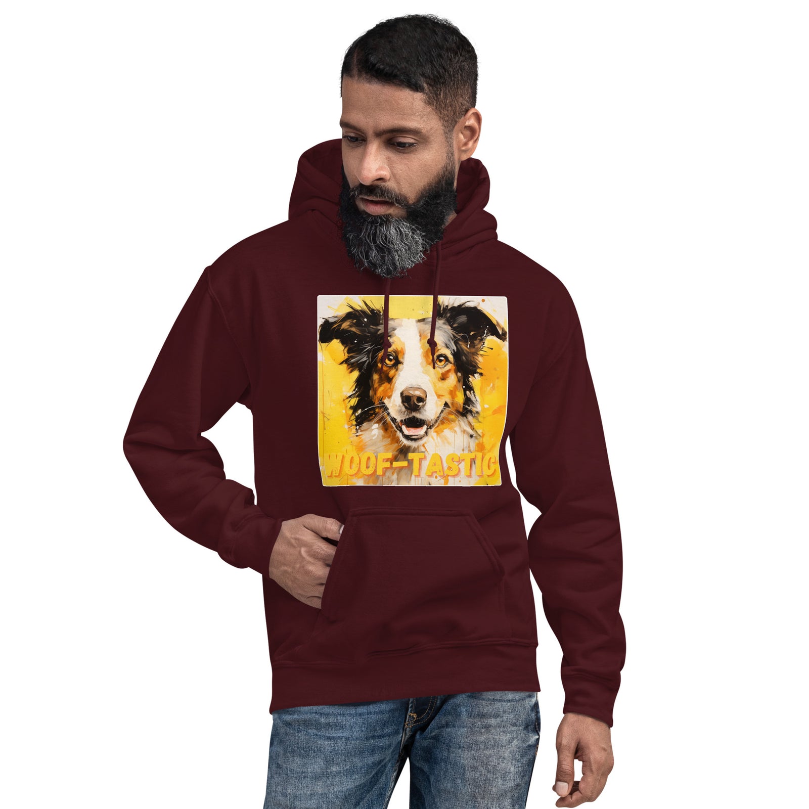Unisex Hoodie Woof-tastic Border Collie