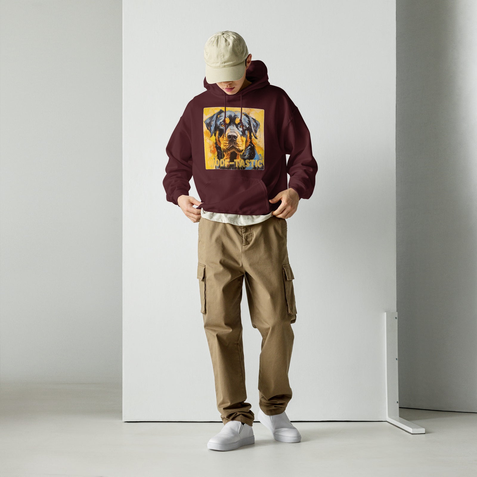 Unisex Hoodie, Woof-tastic Rottweiler