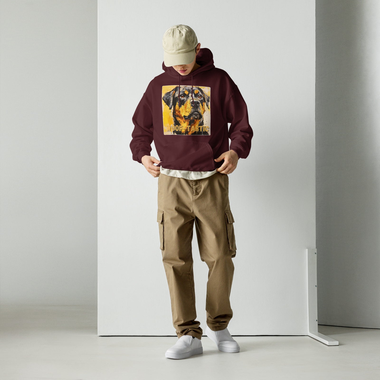 Unisex Hoodie, Woof-tastic Rottweiler