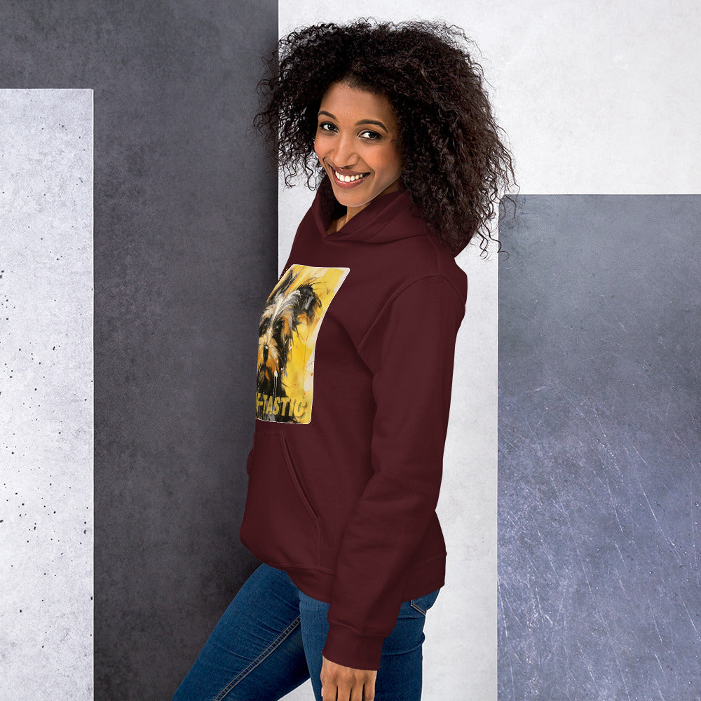 Unisex Hoodie, Woof-tastic Yorkshire Terrier