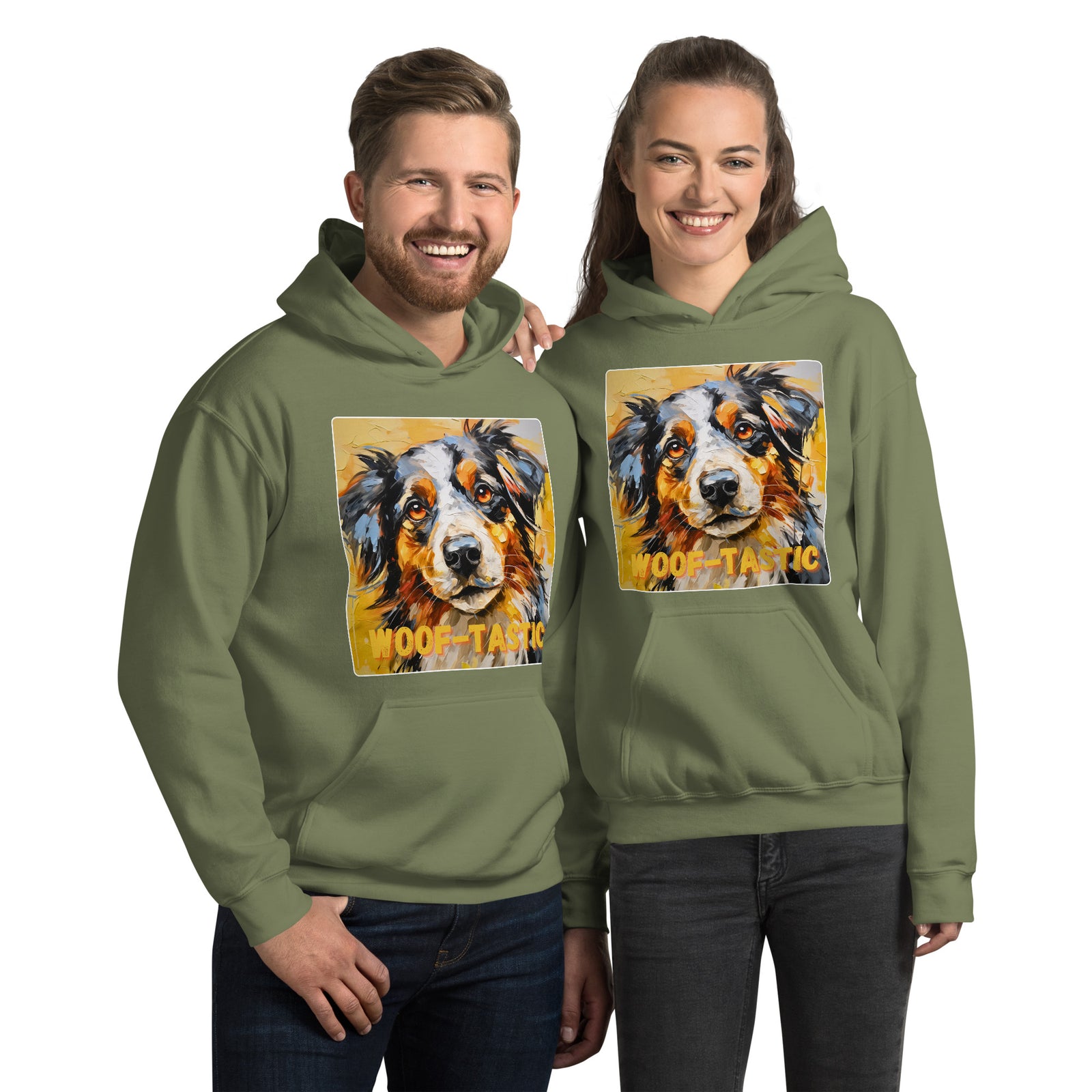 Unisex Hoodie Woof-tastic Australian Shepherd